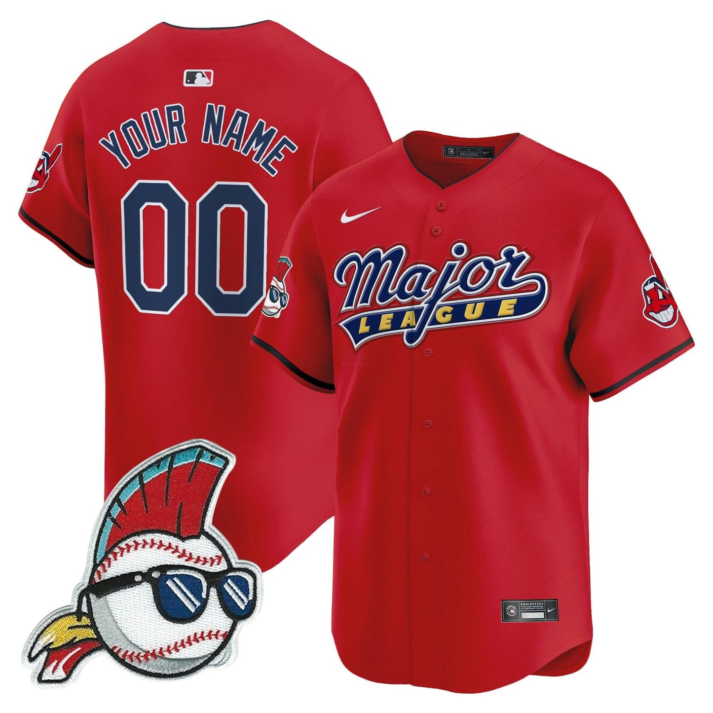 Camisa MLB Cleveland Indians Major League Vapor Premier Limited Jersey