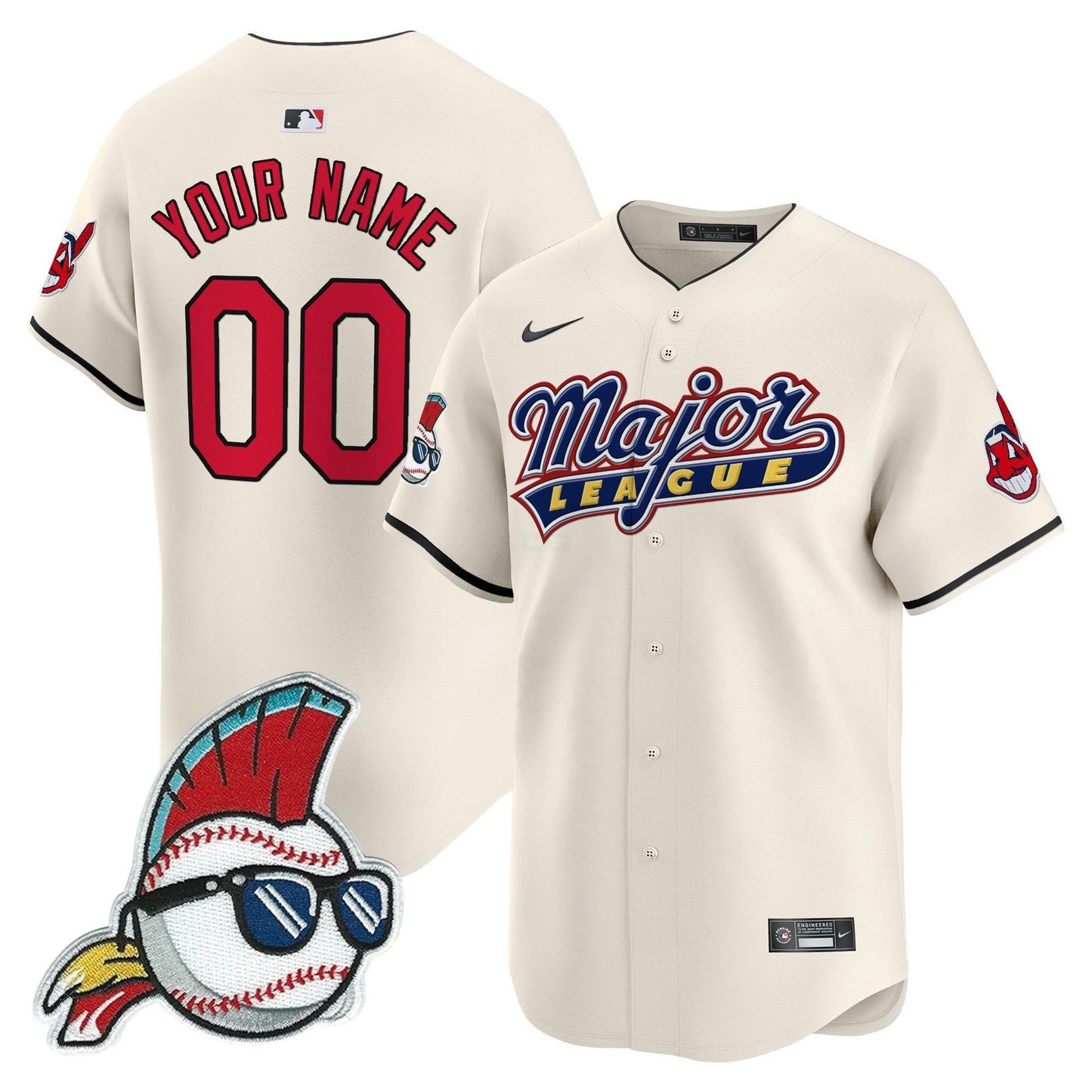 Camisa MLB Cleveland Indians Major League Vapor Premier Limited Jersey