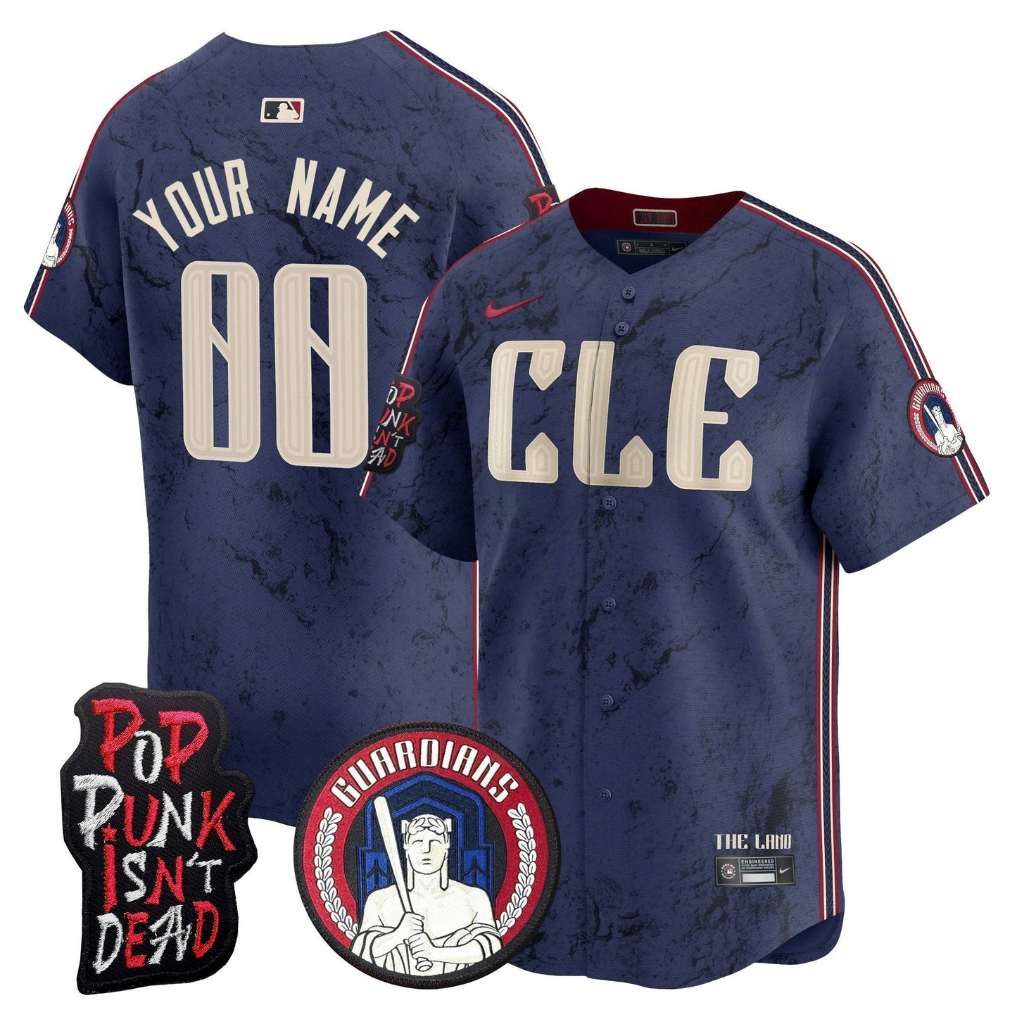 Camisa MLB Cleveland MGK Patch Vapor Premier Limited Jersey