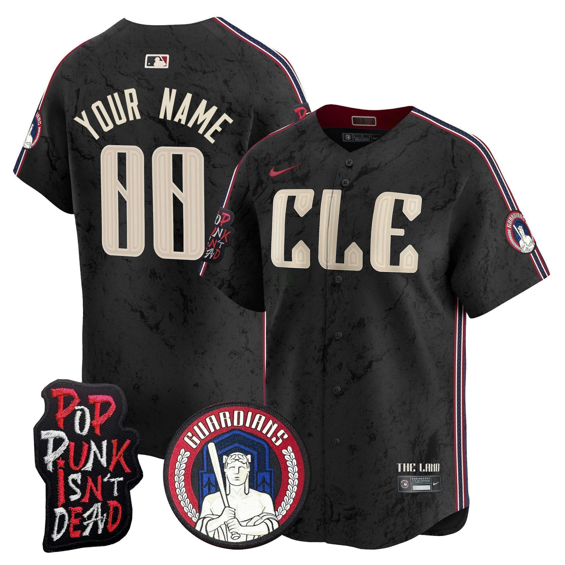 Camisa MLB Cleveland MGK Patch Vapor Premier Limited Jersey