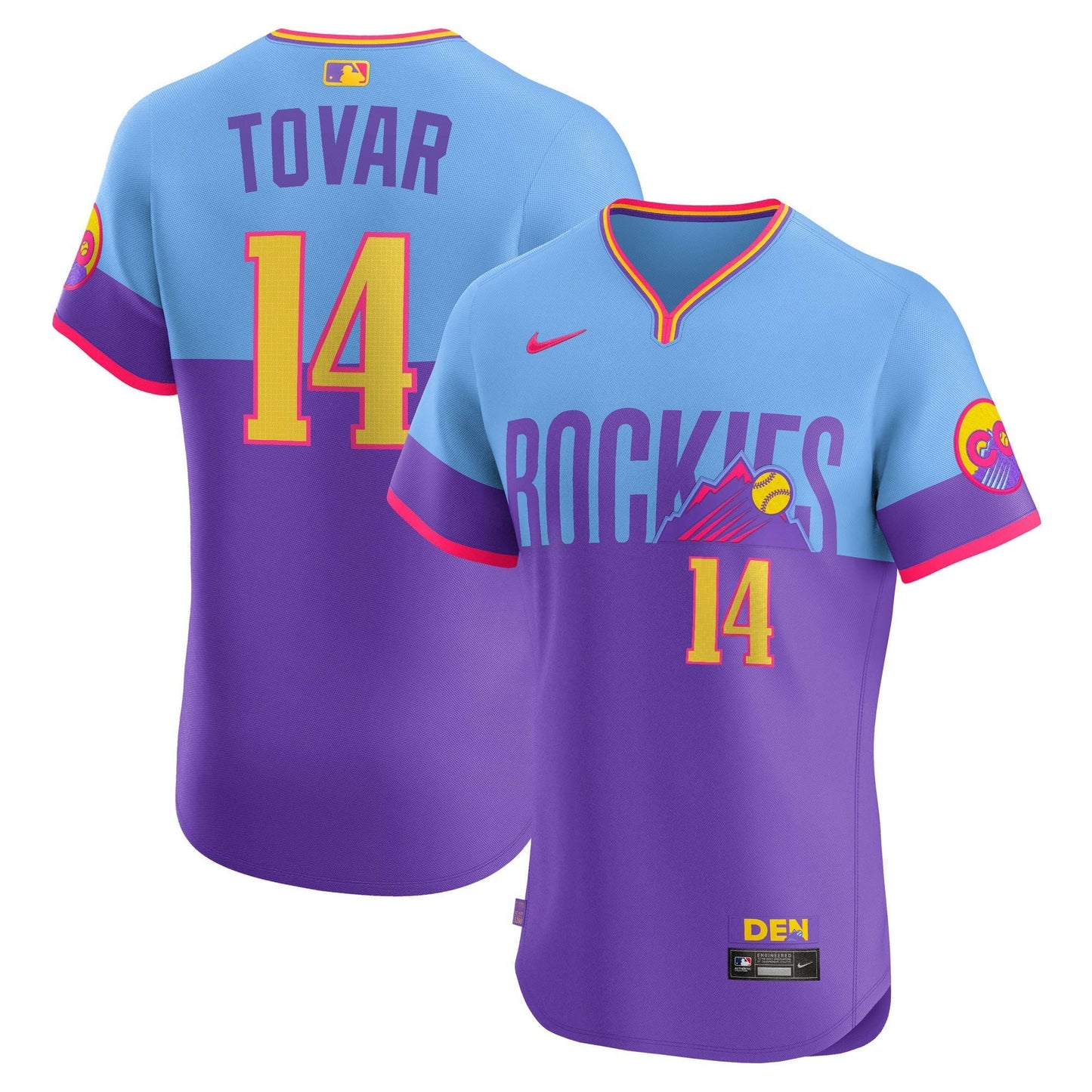 Camisa MLB Colorado 2025 City Connect Vapor Premier Elite Jersey – Stitched