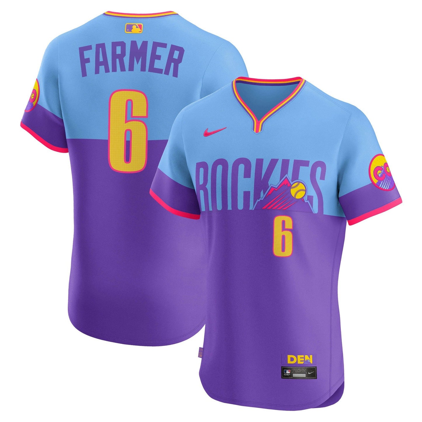 Camisa MLB Colorado 2025 City Connect Vapor Premier Elite Jersey – Stitched