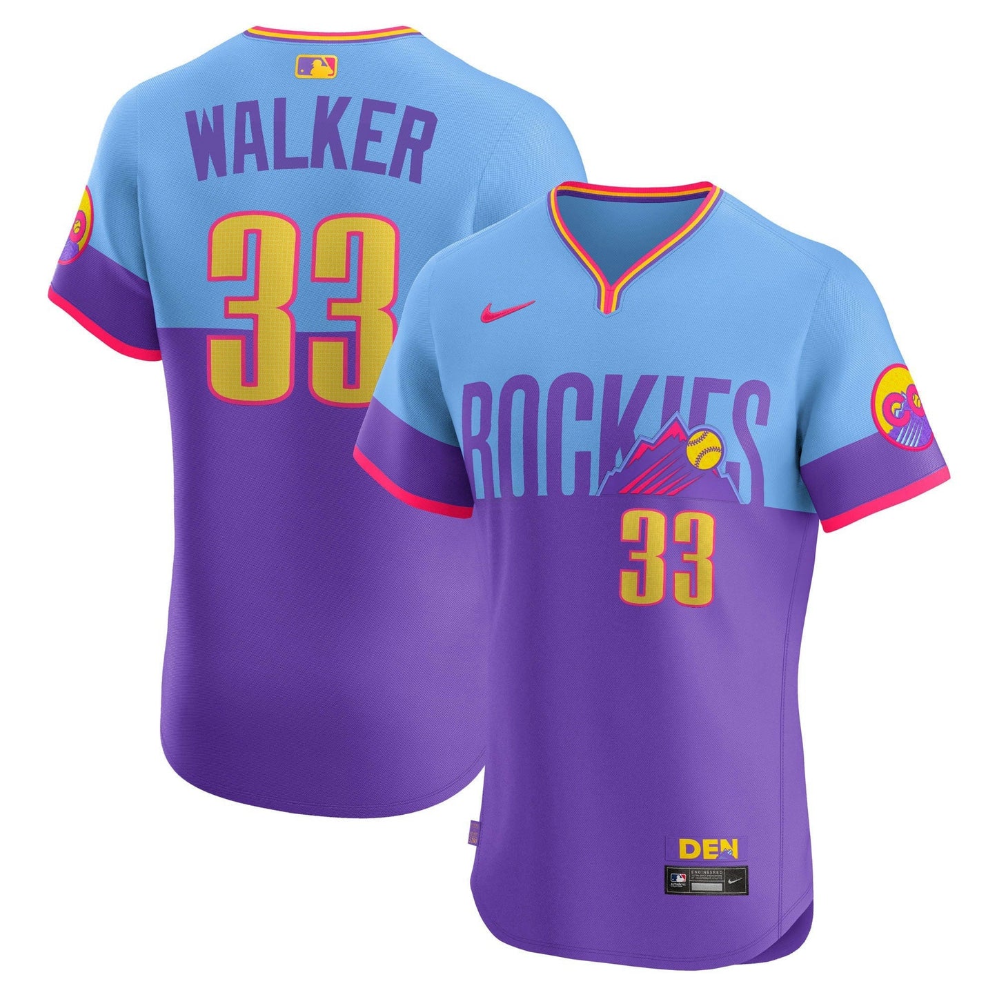 Camisa MLB Colorado 2025 City Connect Vapor Premier Elite Jersey – Stitched