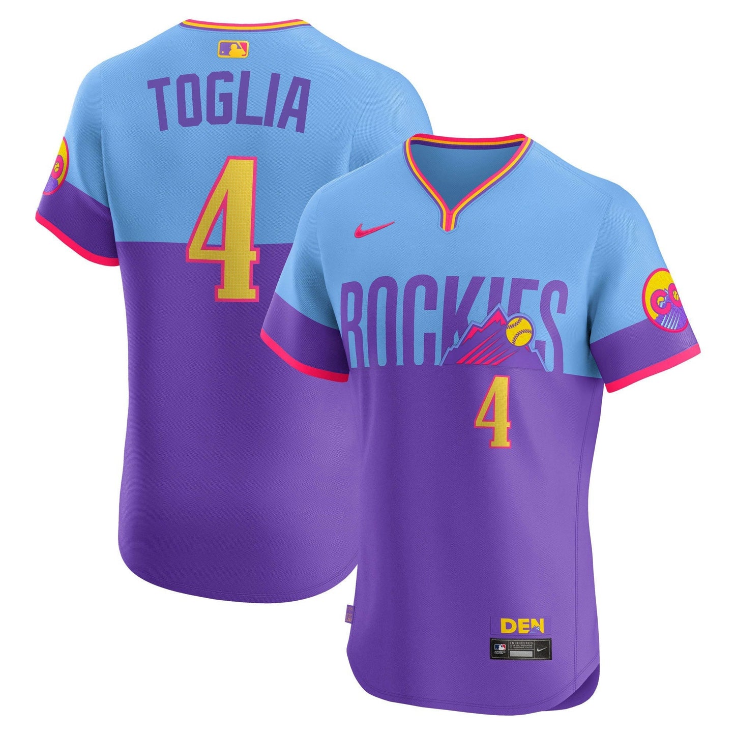 Camisa MLB Colorado 2025 City Connect Vapor Premier Elite Jersey – Stitched