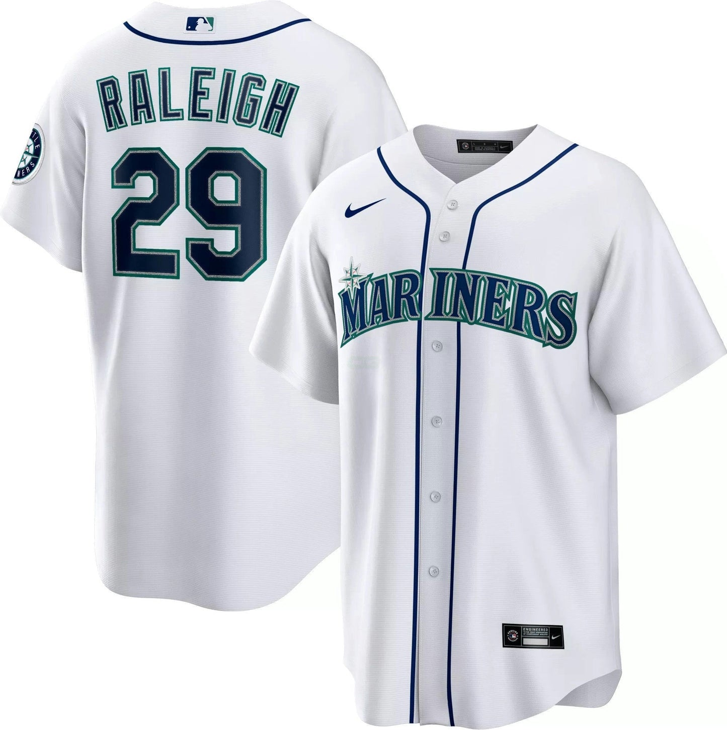 Camisa MLB Seattle Mariners Cool Base Jersey Branca