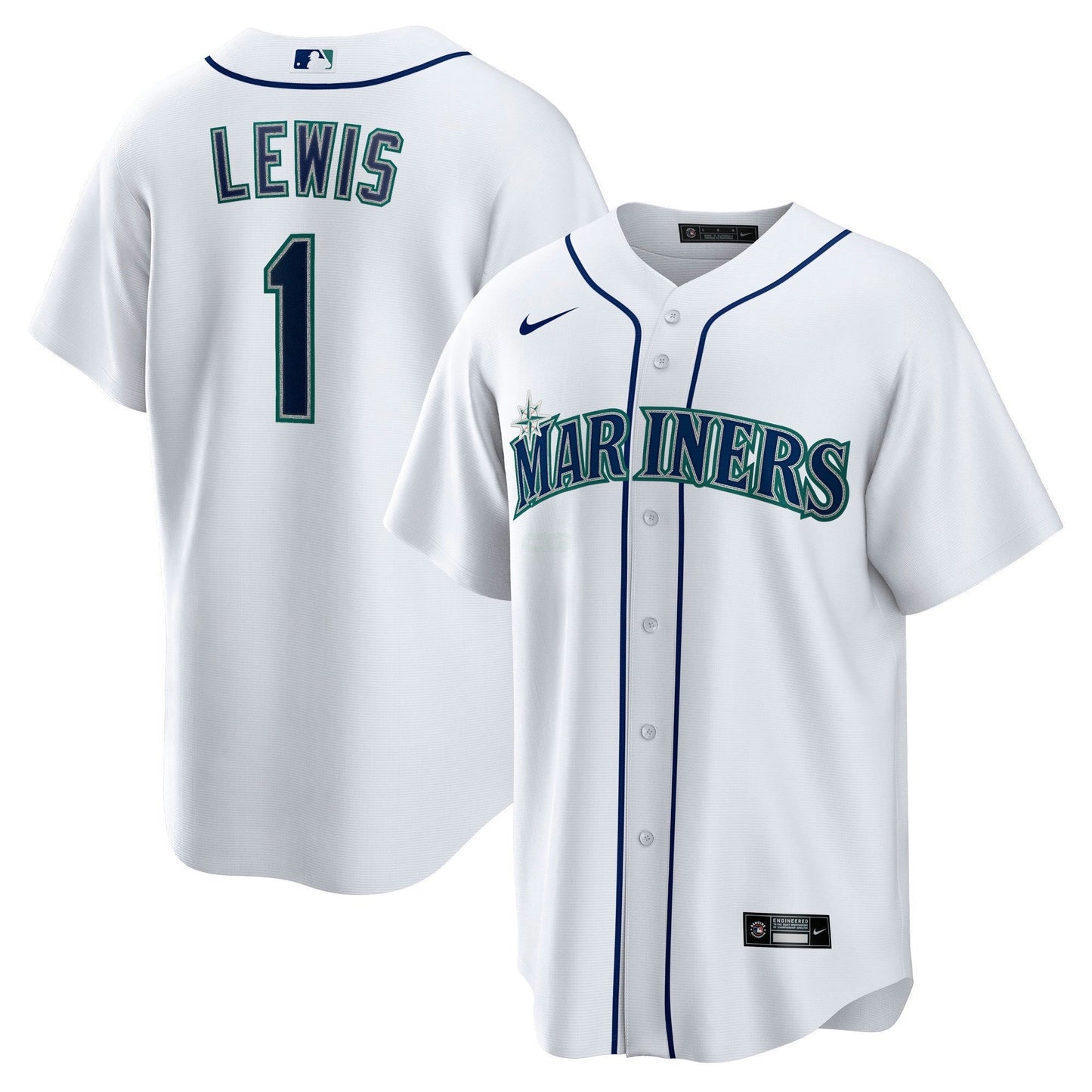 Camisa MLB Seattle Mariners Cool Base Jersey Branca