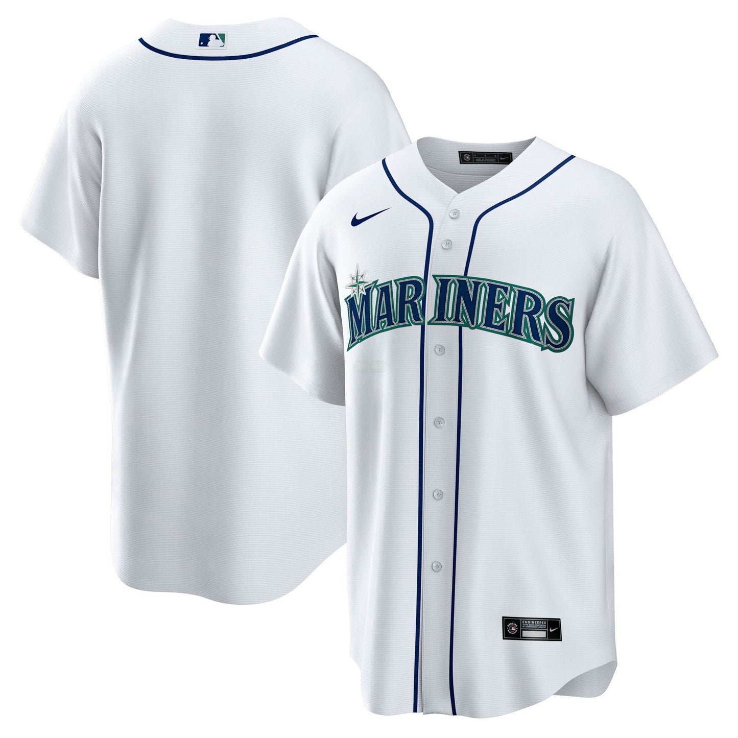 Camisa MLB Seattle Mariners Cool Base Jersey Branca