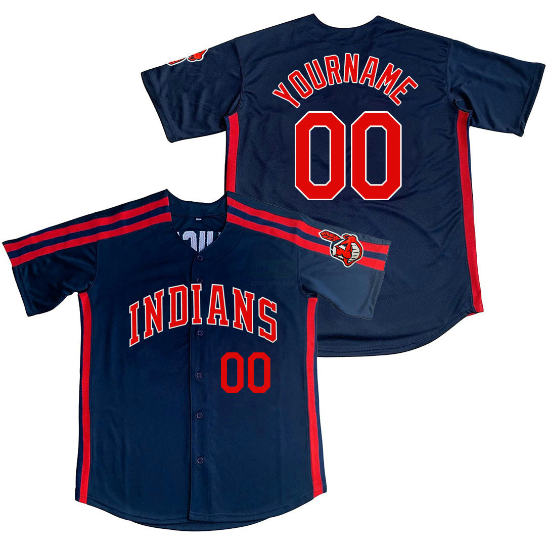 Camisa MLB Custom Indians Jersey (ships 3-6 weeks)