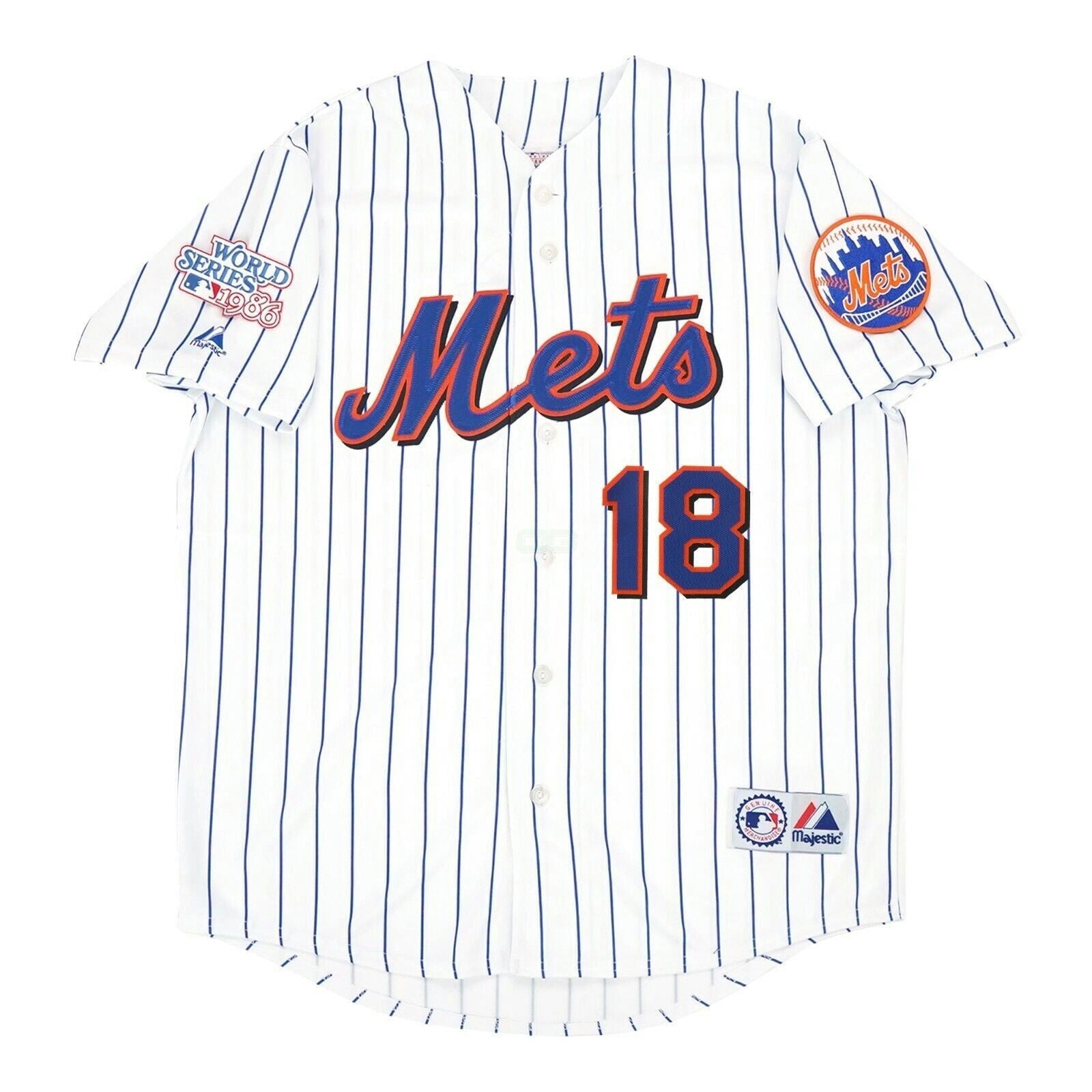 Camisa MLB Darryl Strawberry New York 1986 World Series Branca Jersey - Darryl Strawberry