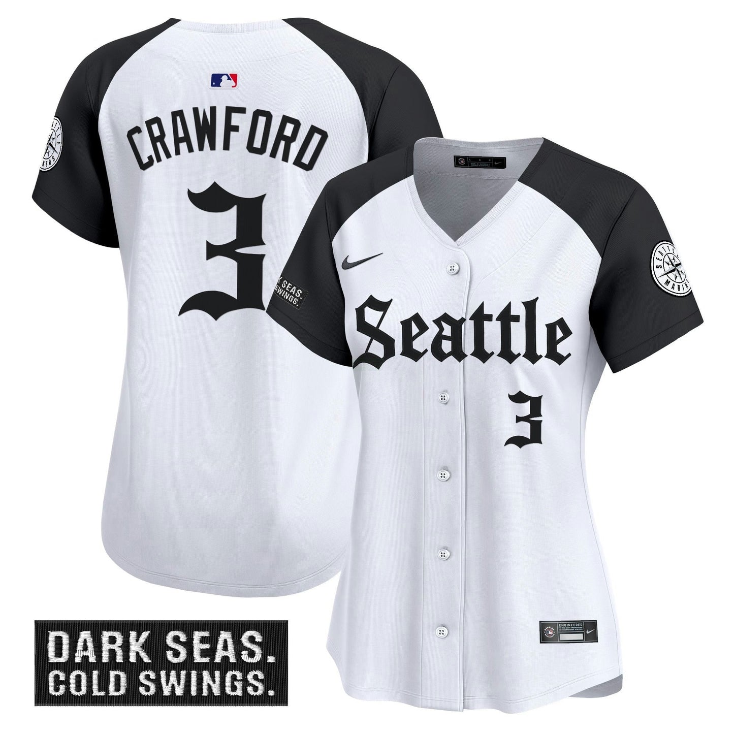 Camisa MLB Seattle Mariners ‘Deep Sea Gothic Edition’ Limited Jersey