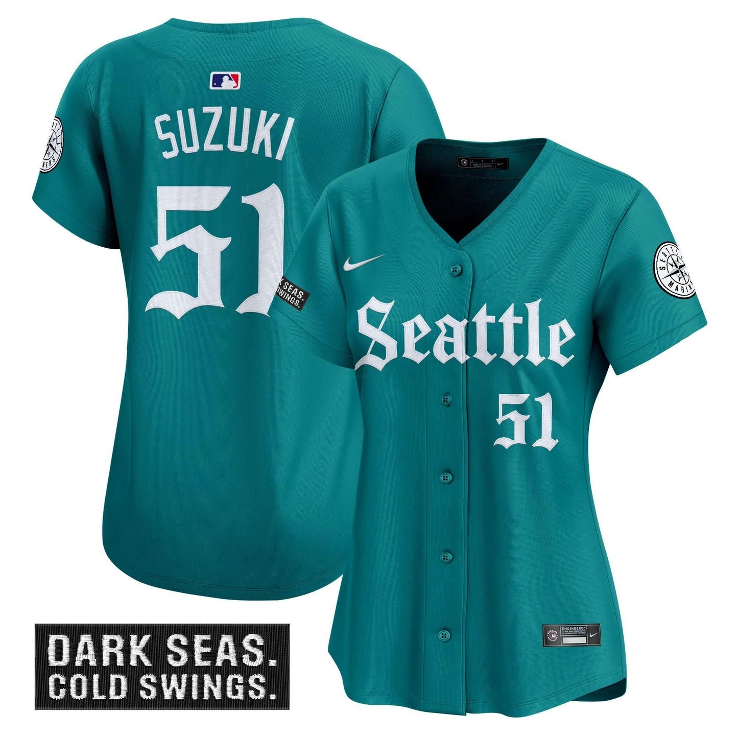Camisa MLB Seattle Mariners ‘Deep Sea Gothic Edition’ Limited Jersey
