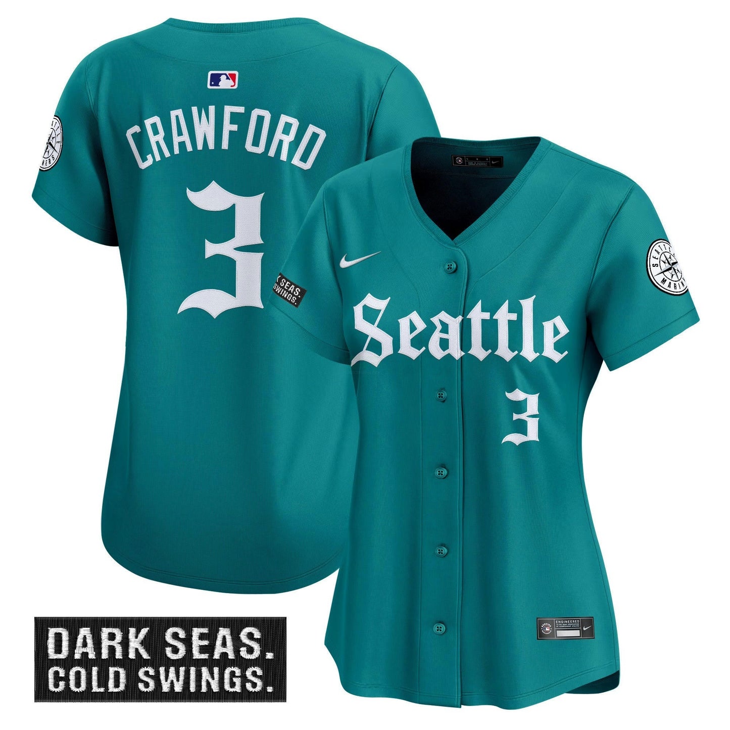 Camisa MLB Seattle Mariners ‘Deep Sea Gothic Edition’ Limited Jersey