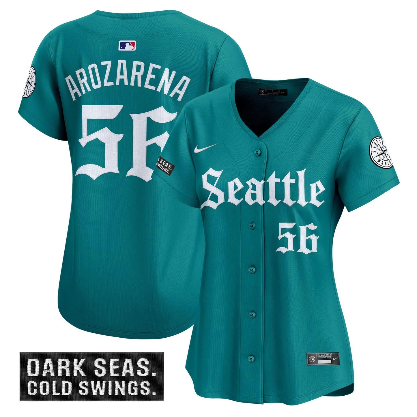 Camisa MLB Seattle Mariners ‘Deep Sea Gothic Edition’ Limited Jersey