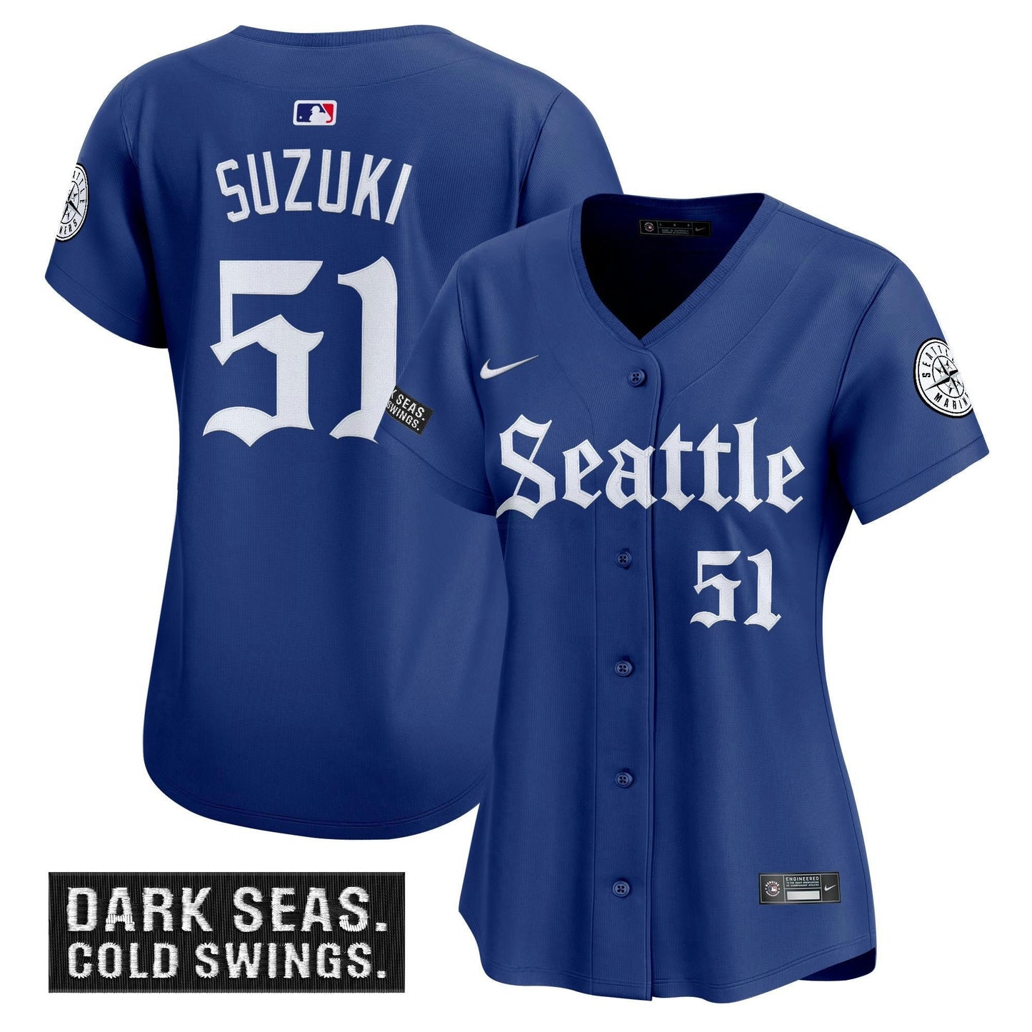 Camisa MLB Seattle Mariners ‘Deep Sea Gothic Edition’ Limited Jersey