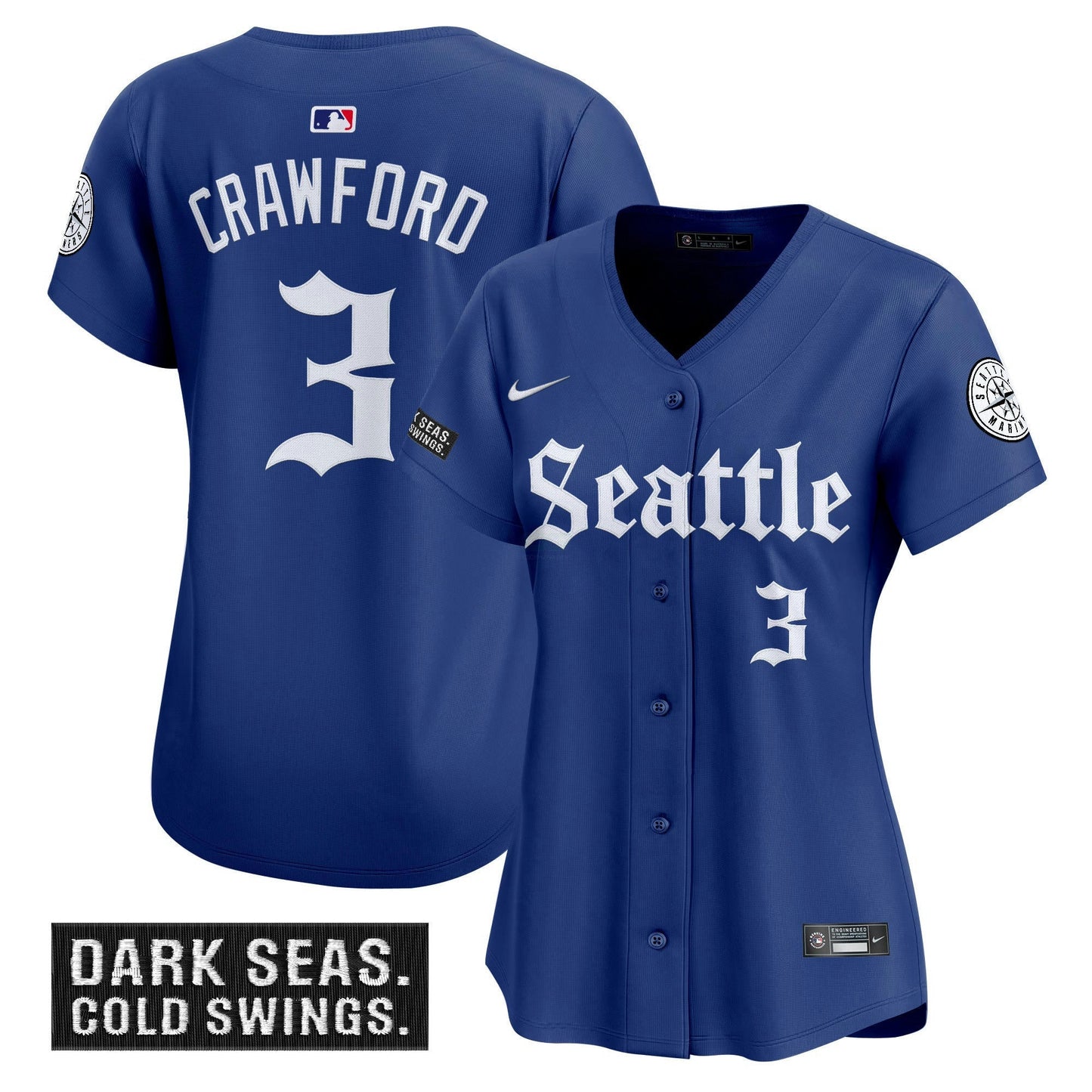 Camisa MLB Seattle Mariners ‘Deep Sea Gothic Edition’ Limited Jersey