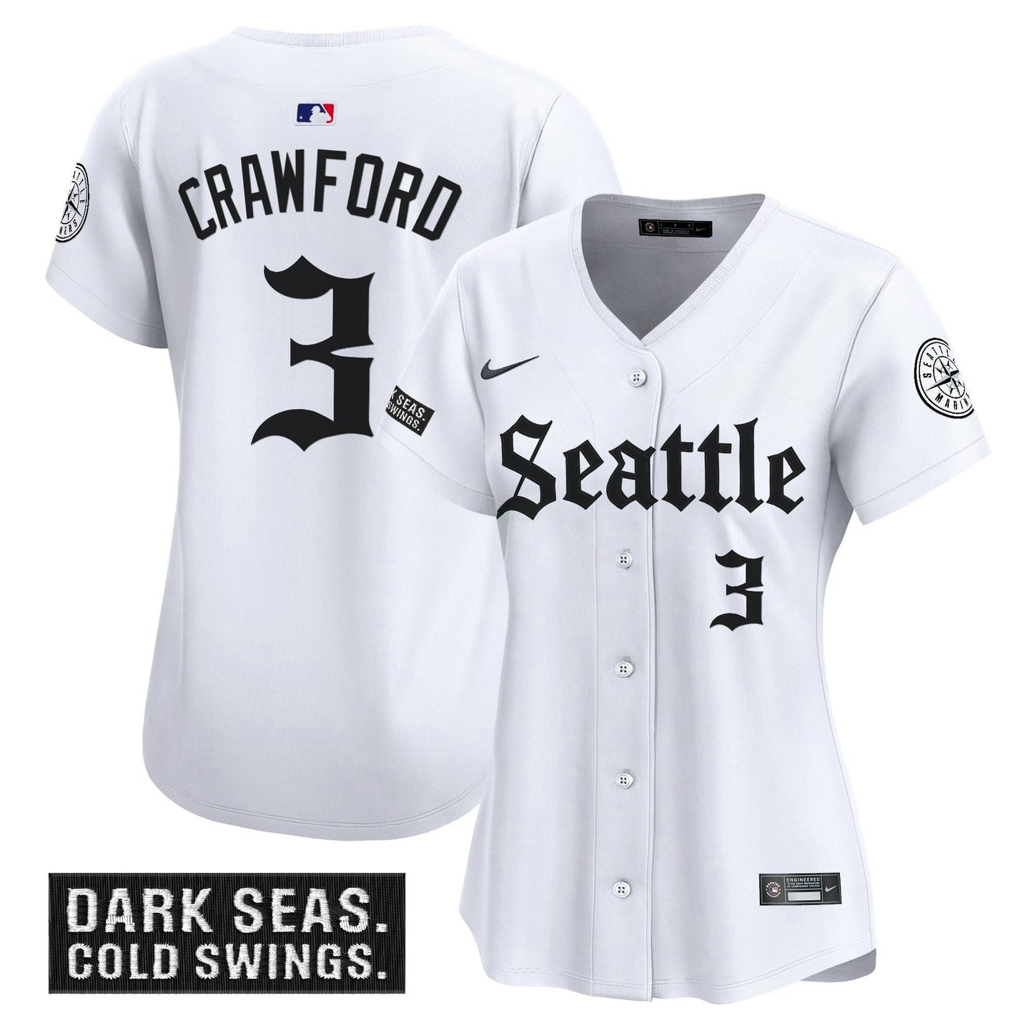 Camisa MLB Seattle Mariners ‘Deep Sea Gothic Edition’ Limited Jersey