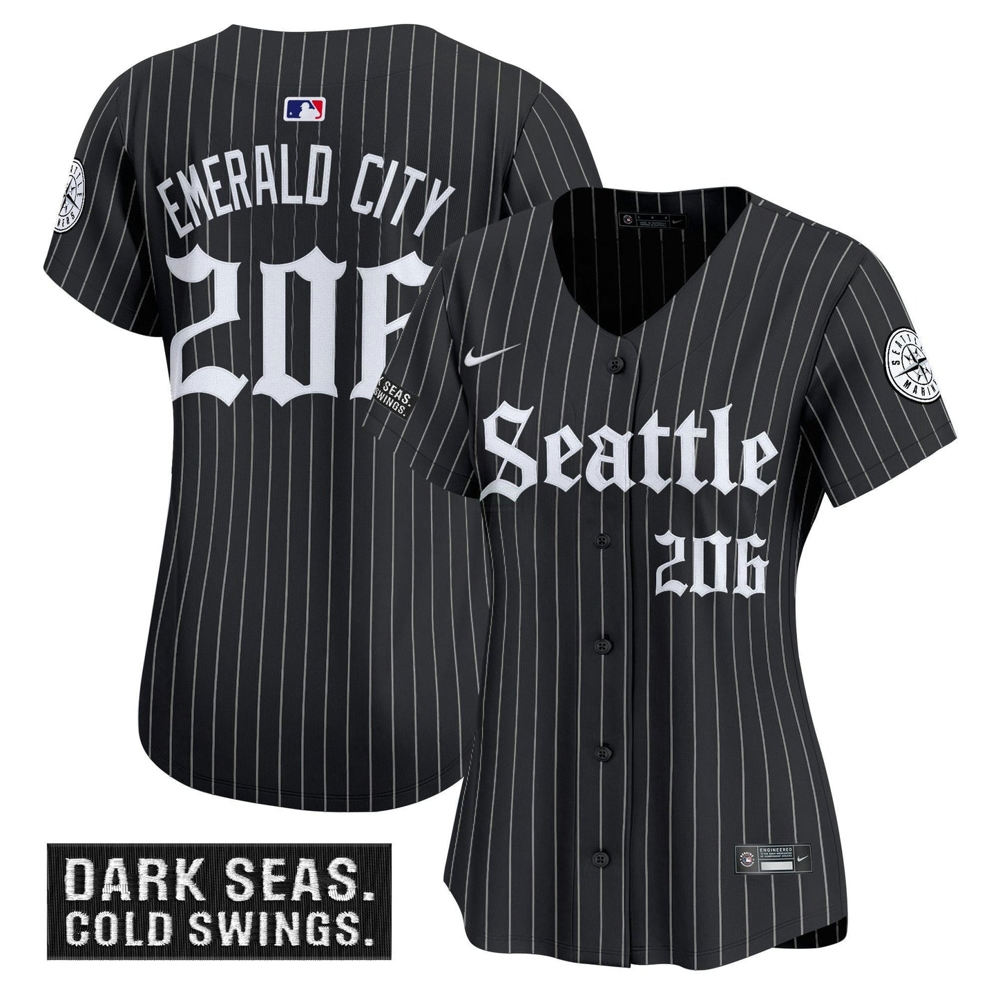Camisa MLB Seattle Mariners ‘Deep Sea Gothic Edition’ Limited Jersey