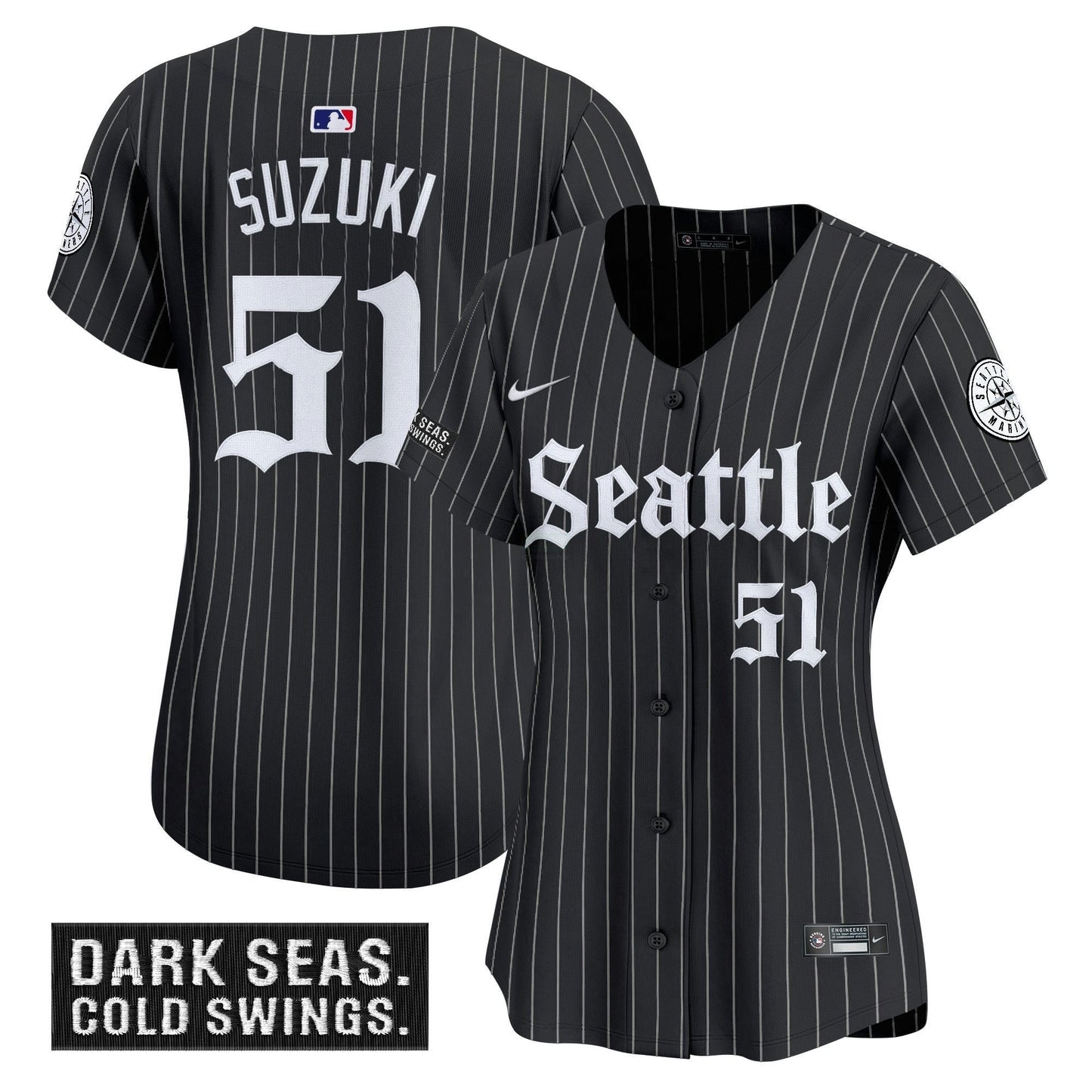 Camisa MLB Seattle Mariners ‘Deep Sea Gothic Edition’ Limited Jersey
