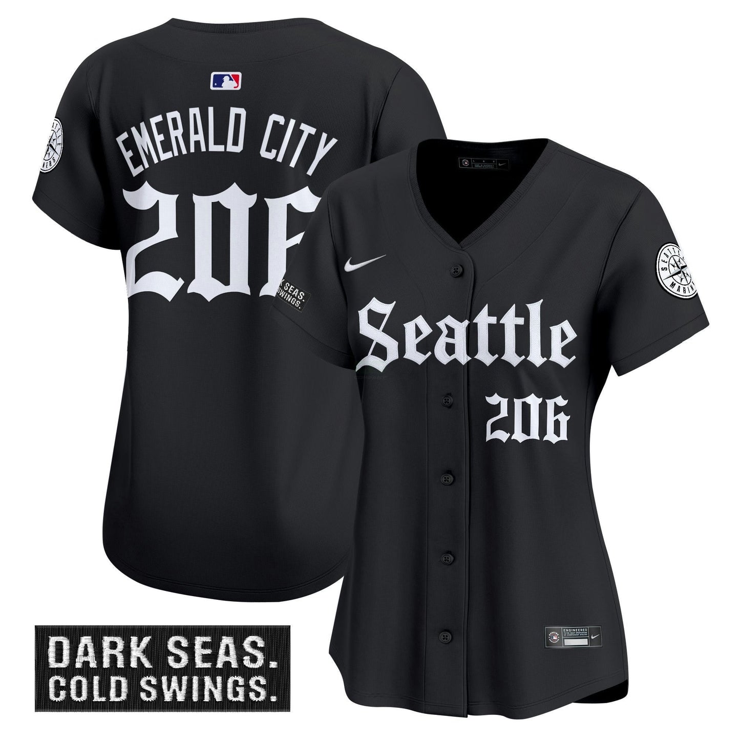 Camisa MLB Seattle Mariners ‘Deep Sea Gothic Edition’ Limited Jersey