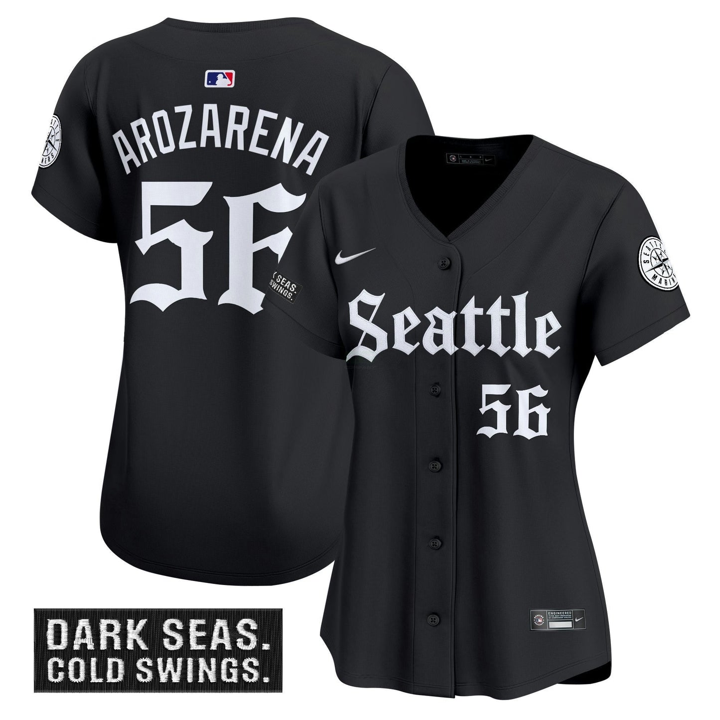 Camisa MLB Seattle Mariners ‘Deep Sea Gothic Edition’ Limited Jersey