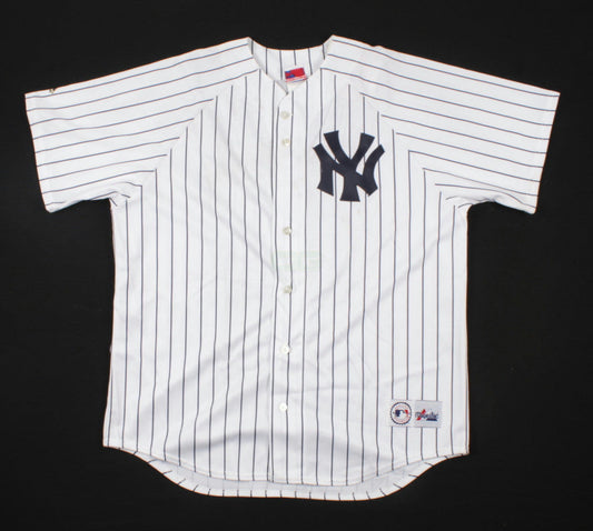 Camisa MLB Deion Sanders New York White Jersey - Branca