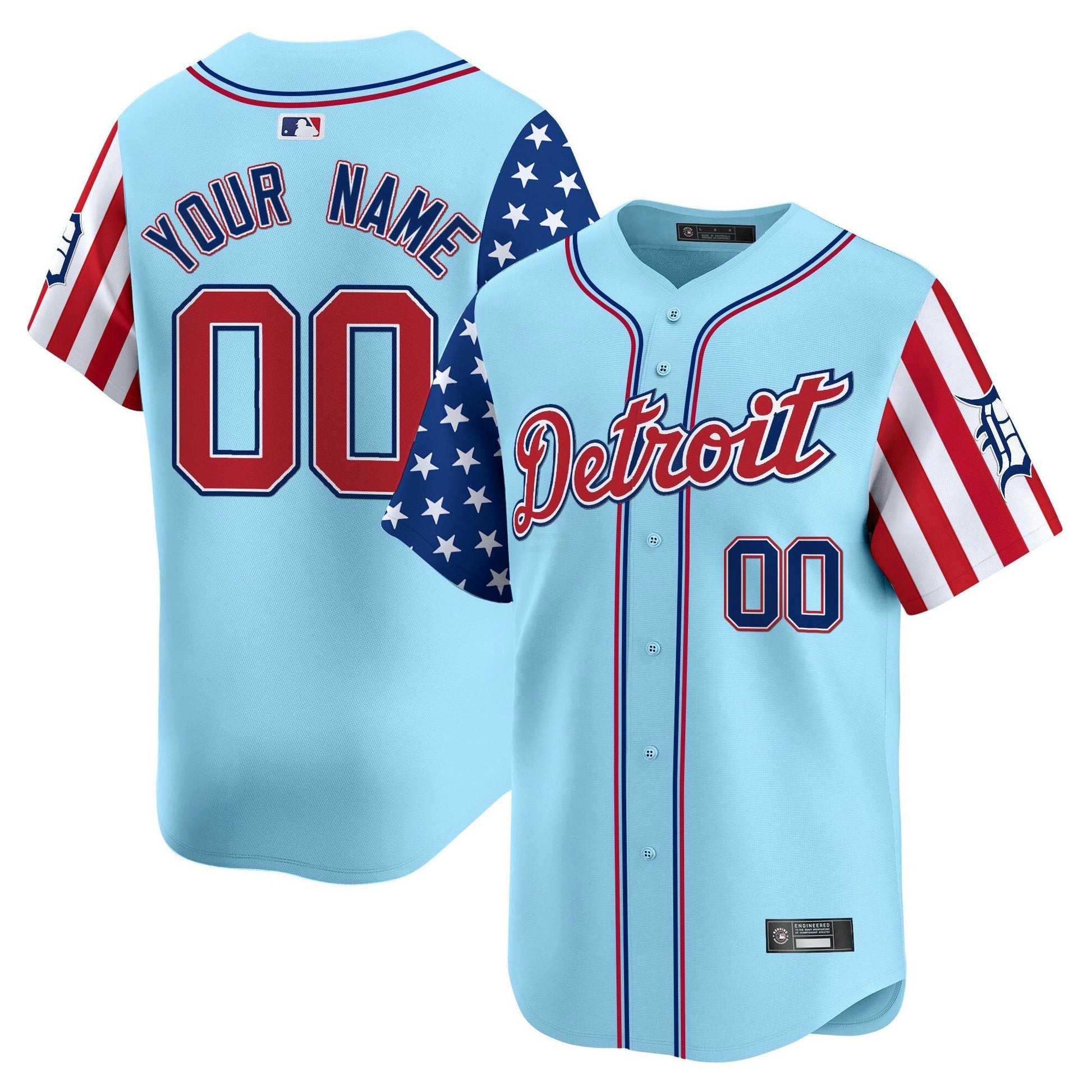 Camisa MLB Detroit 2025 Independence Day Vapor Premier Limited Jersey
