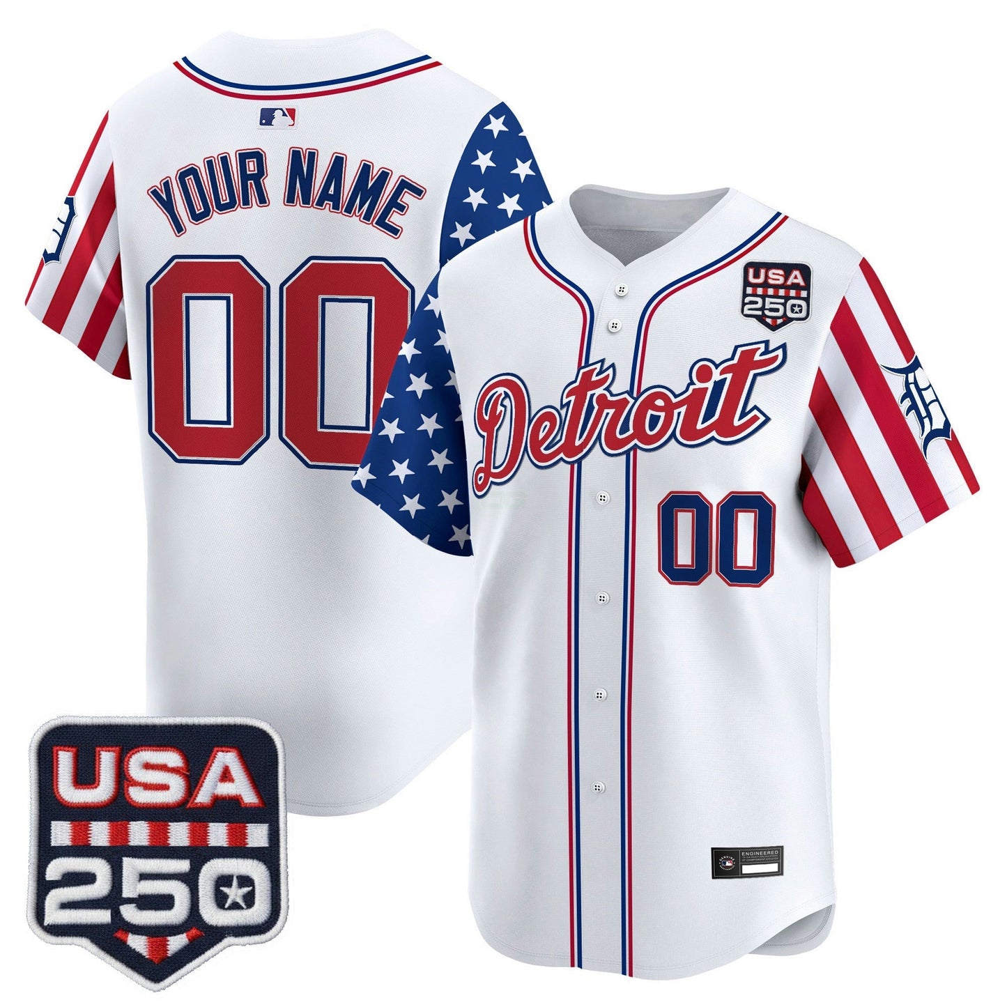 Camisa MLB Detroit “America250 Edition” Vapor Premier Limited Jersey