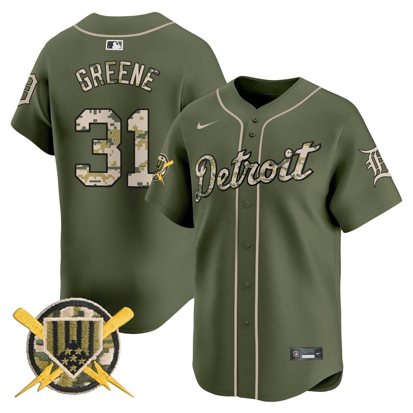 Camisa MLB Detroit Armed Forces Day Vapor Premier Limited Jersey
