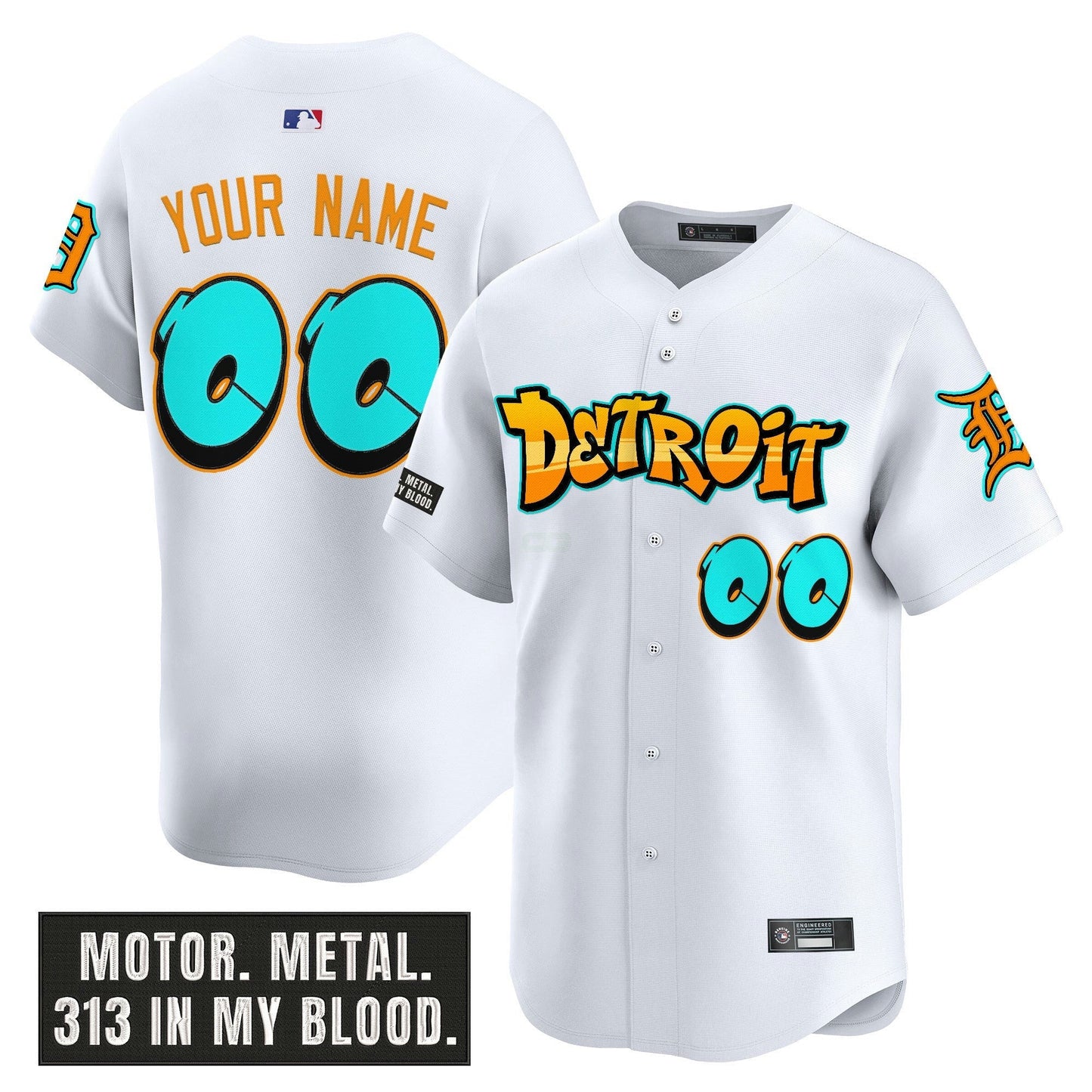 Camisa MLB Detroit ‘Graffiti Motor City Edition’ Vapor Premier Limited Jersey