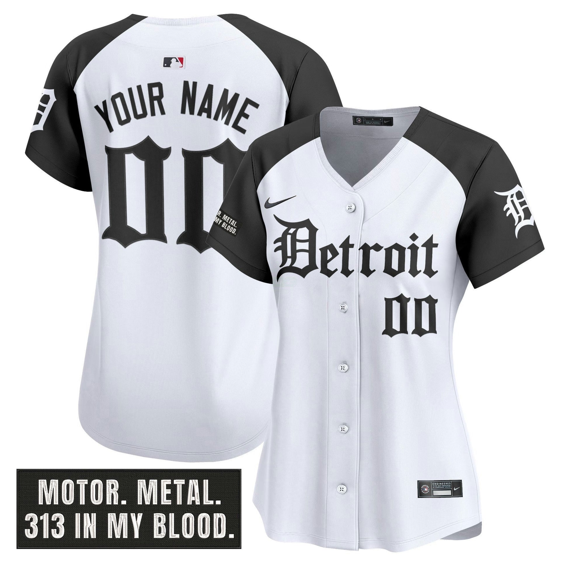 Camisa MLB Detroit ‘Motor Gothic Edition’ Vapor Premier Limited Jersey