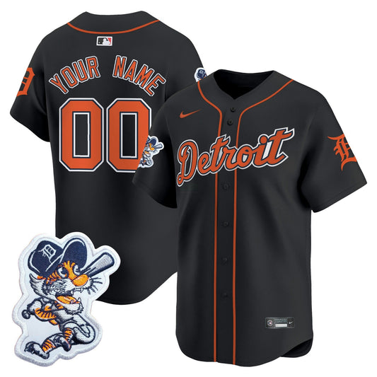 Camisa MLB Detroit Paws Patch Vapor Premier Limited Jersey