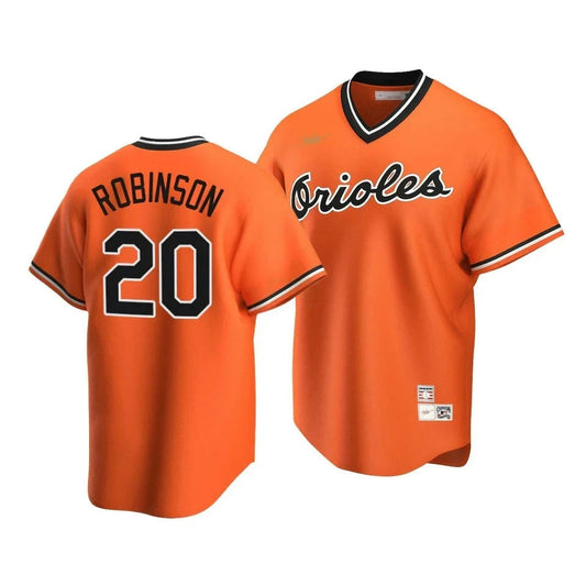 Camisa MLB Frank Robinson Baltimore Orange Jersey - Cool Base
