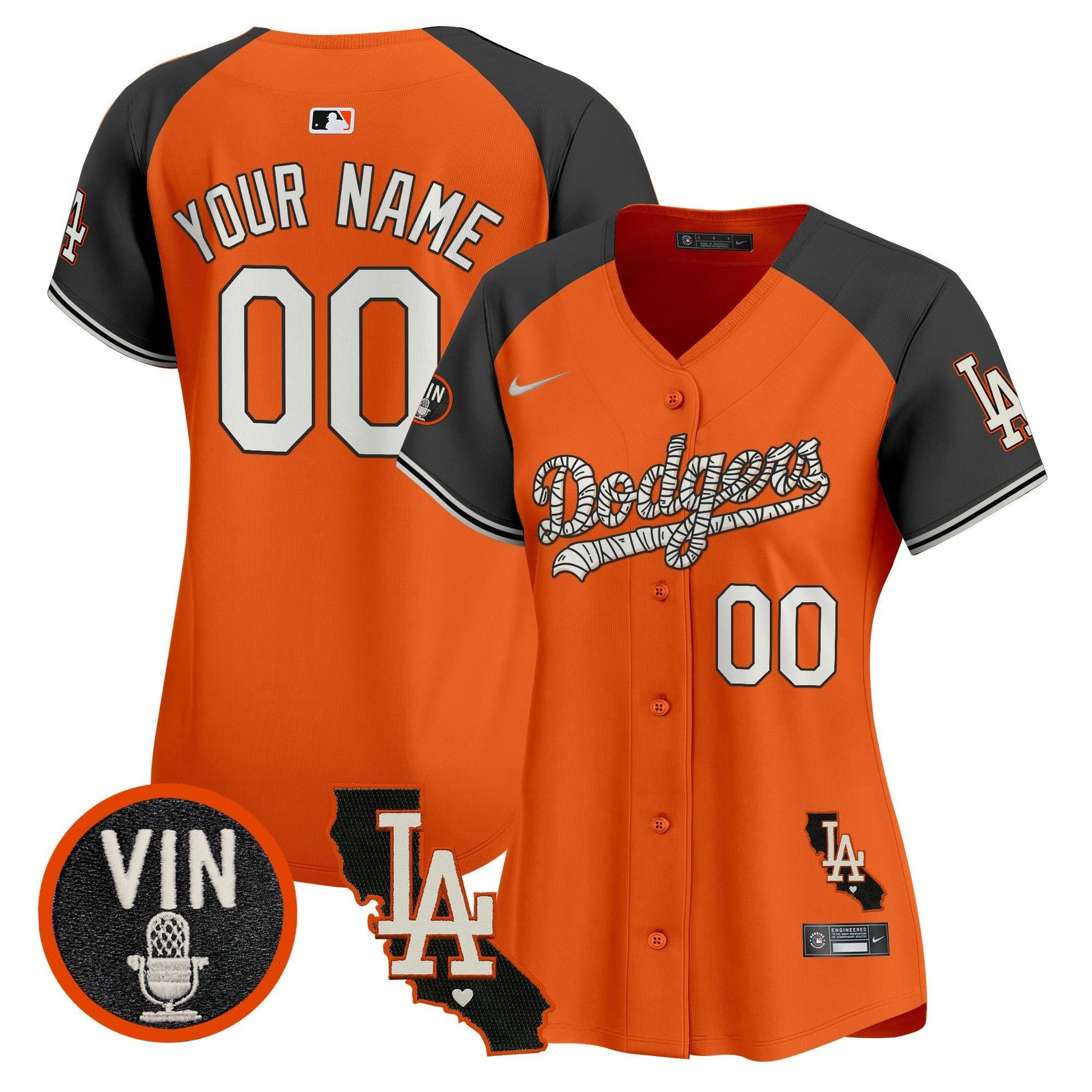 Camisa MLB Los Angeles Dodgers Halloween Vapor Premier Limited Jersey