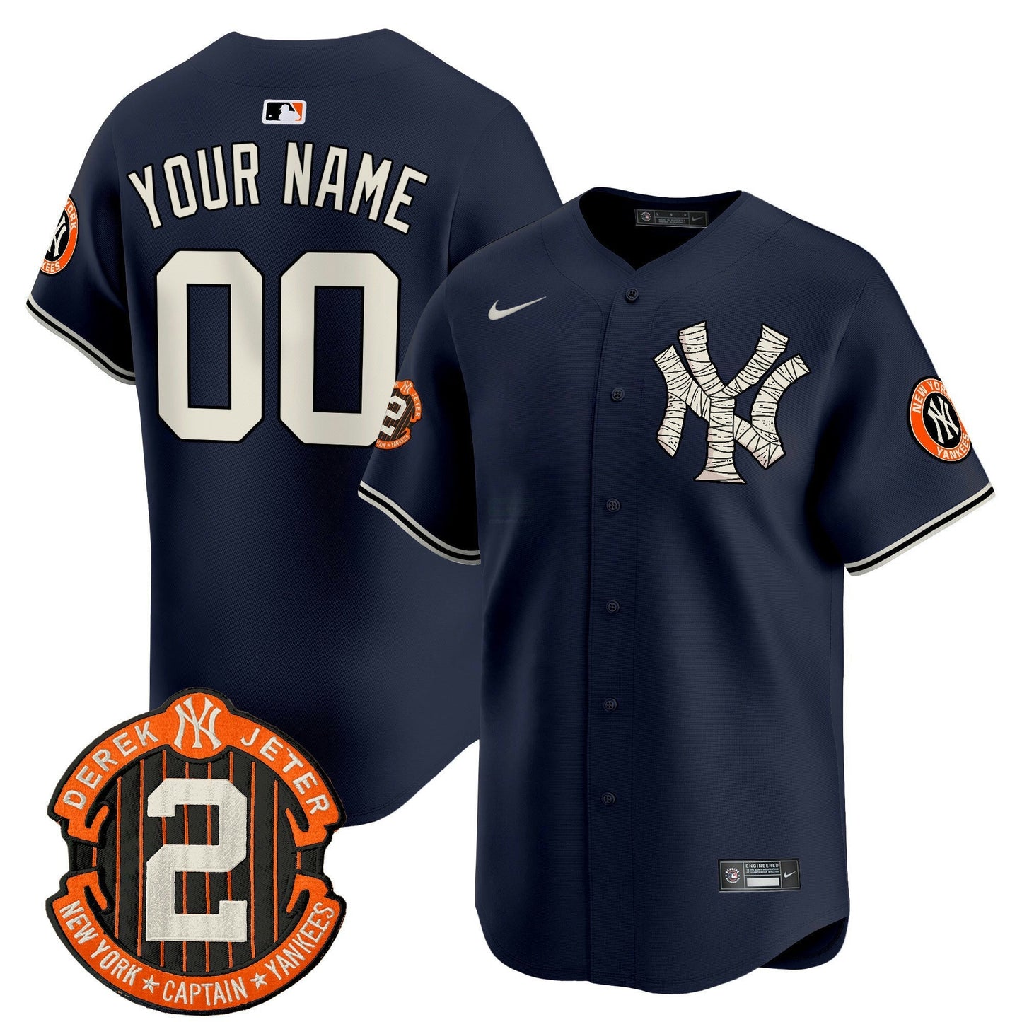 Camisa MLB New York Yankees Halloween Vapor Premier Limited Jersey