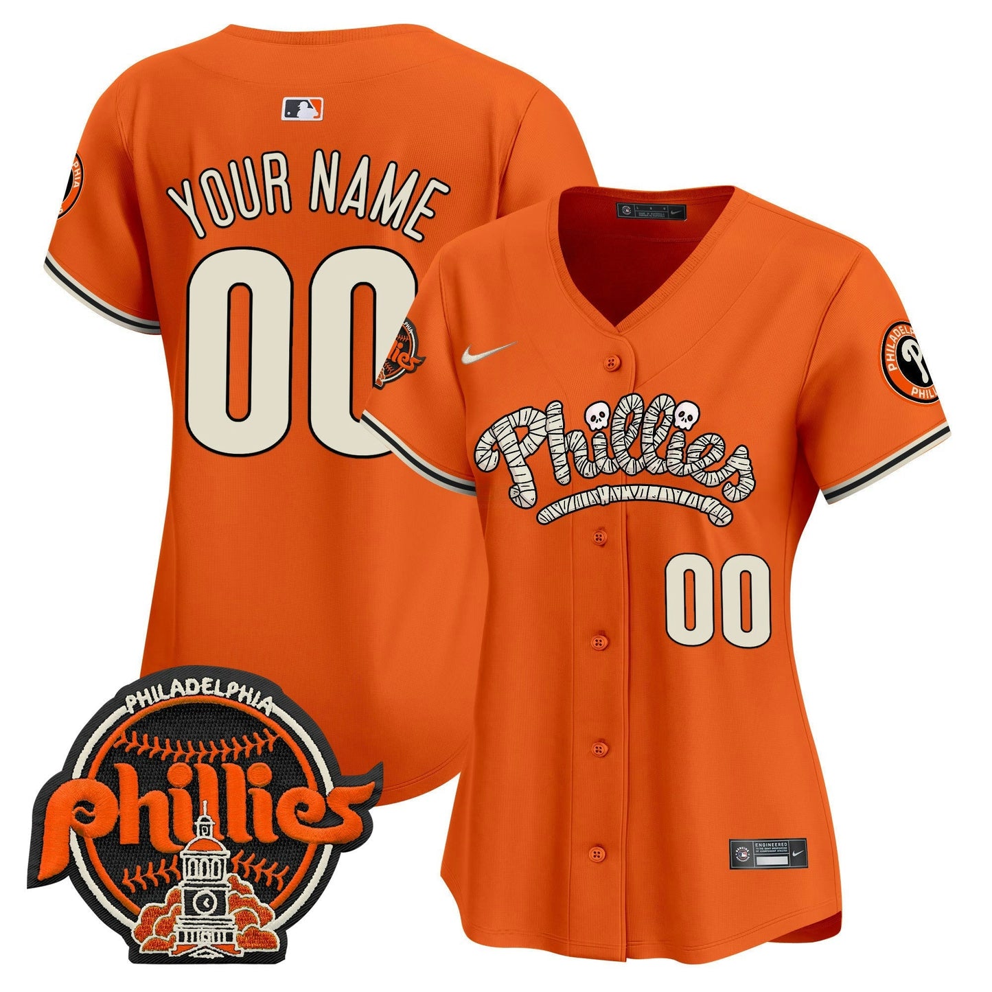 Camisa MLB Philadelphia Phillies Halloween Vapor Premier Limited Jersey