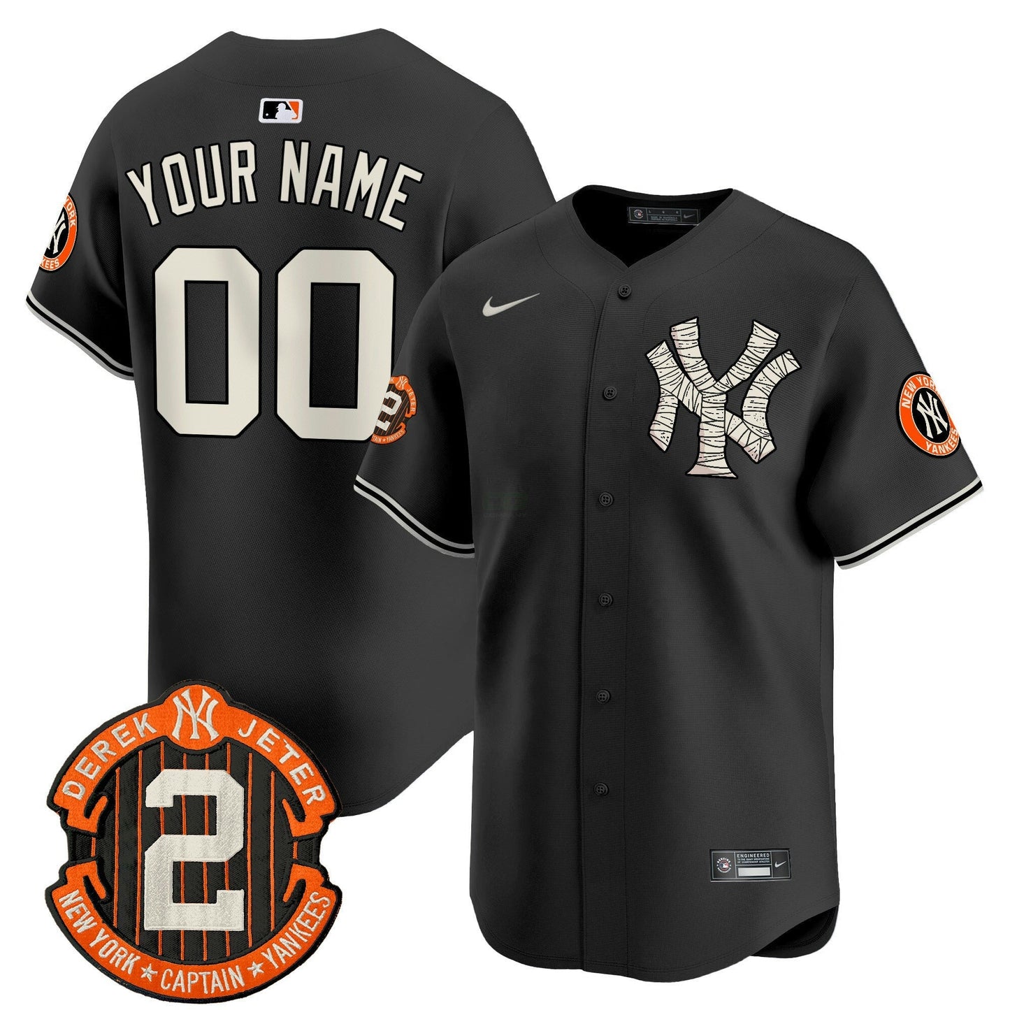 Camisa MLB New York Yankees Halloween Vapor Premier Limited Jersey