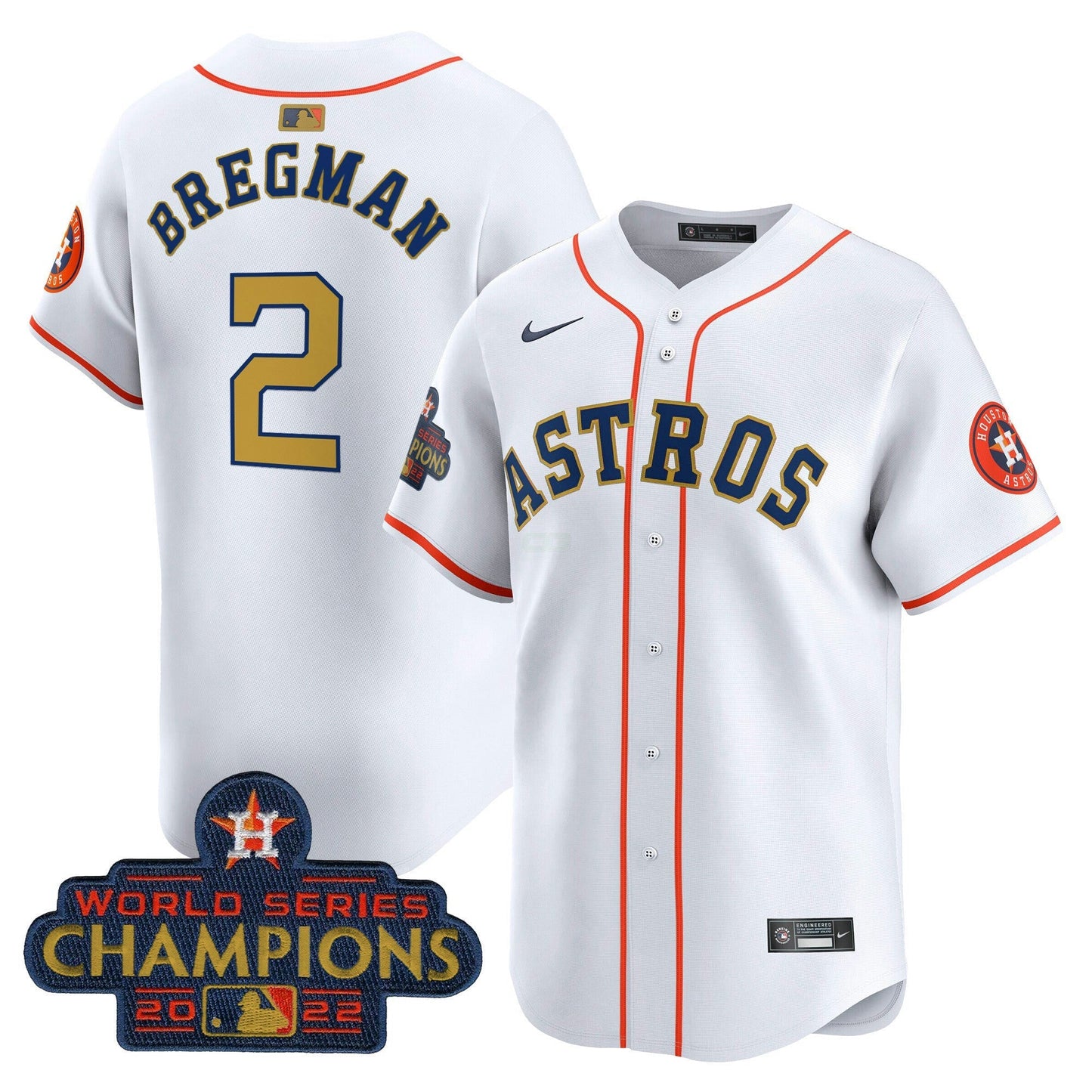 Camisa MLB Houston 2022 World Series Champions Vapor Premier Limited Jersey