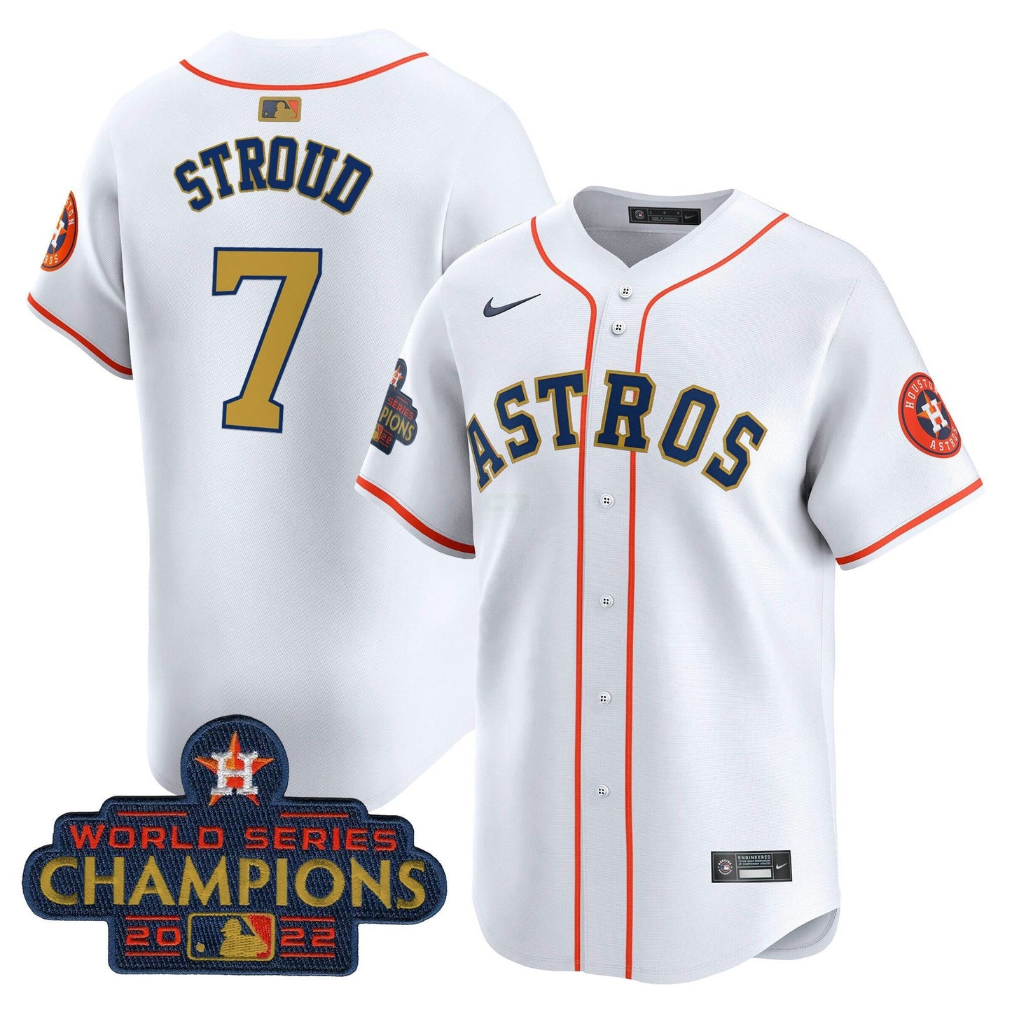 Camisa MLB Houston 2022 World Series Champions Vapor Premier Limited Jersey