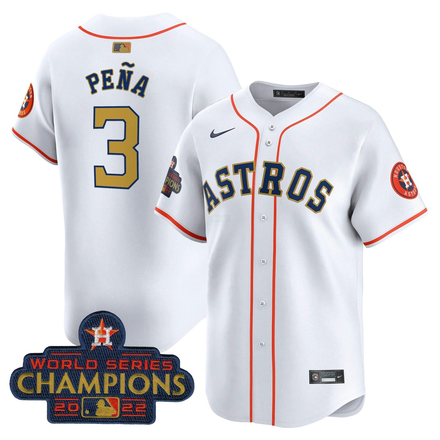 Camisa MLB Houston 2022 World Series Champions Vapor Premier Limited Jersey