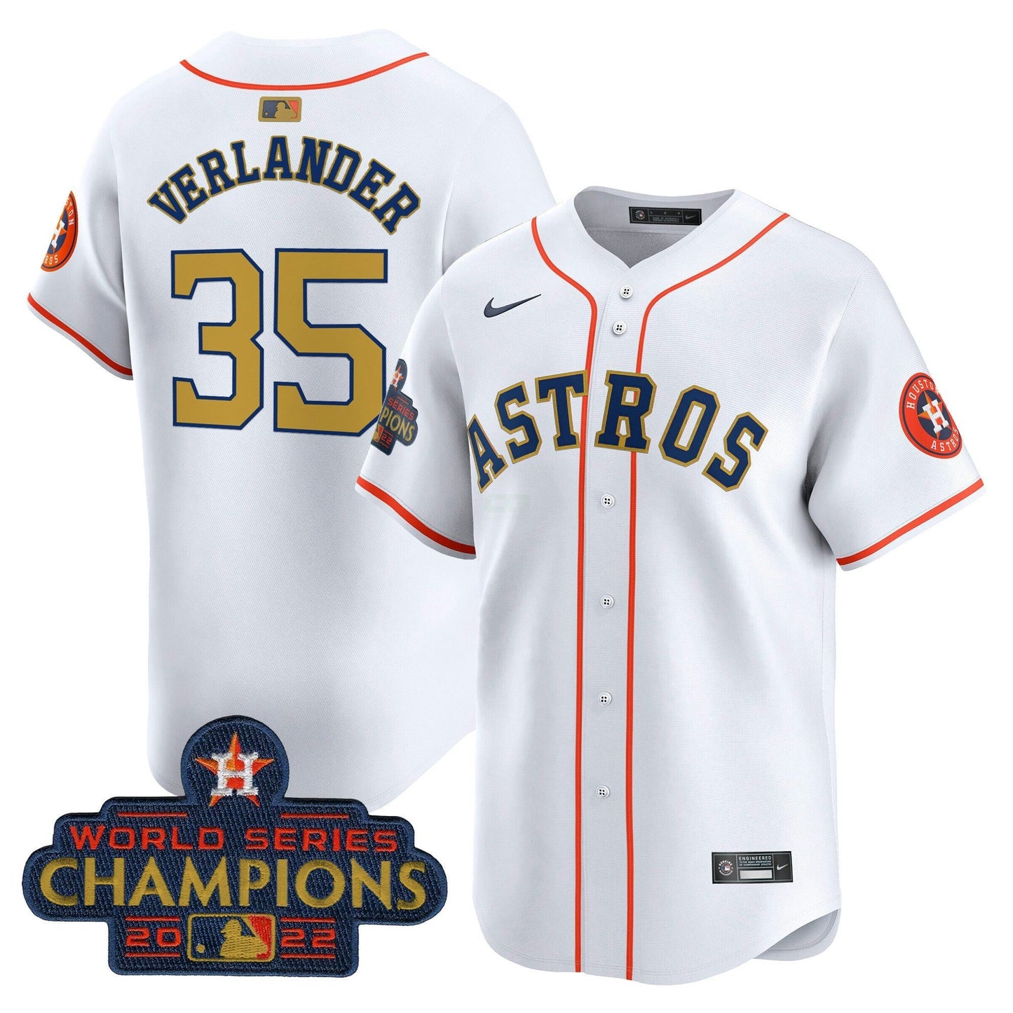 Camisa MLB Houston 2022 World Series Champions Vapor Premier Limited Jersey