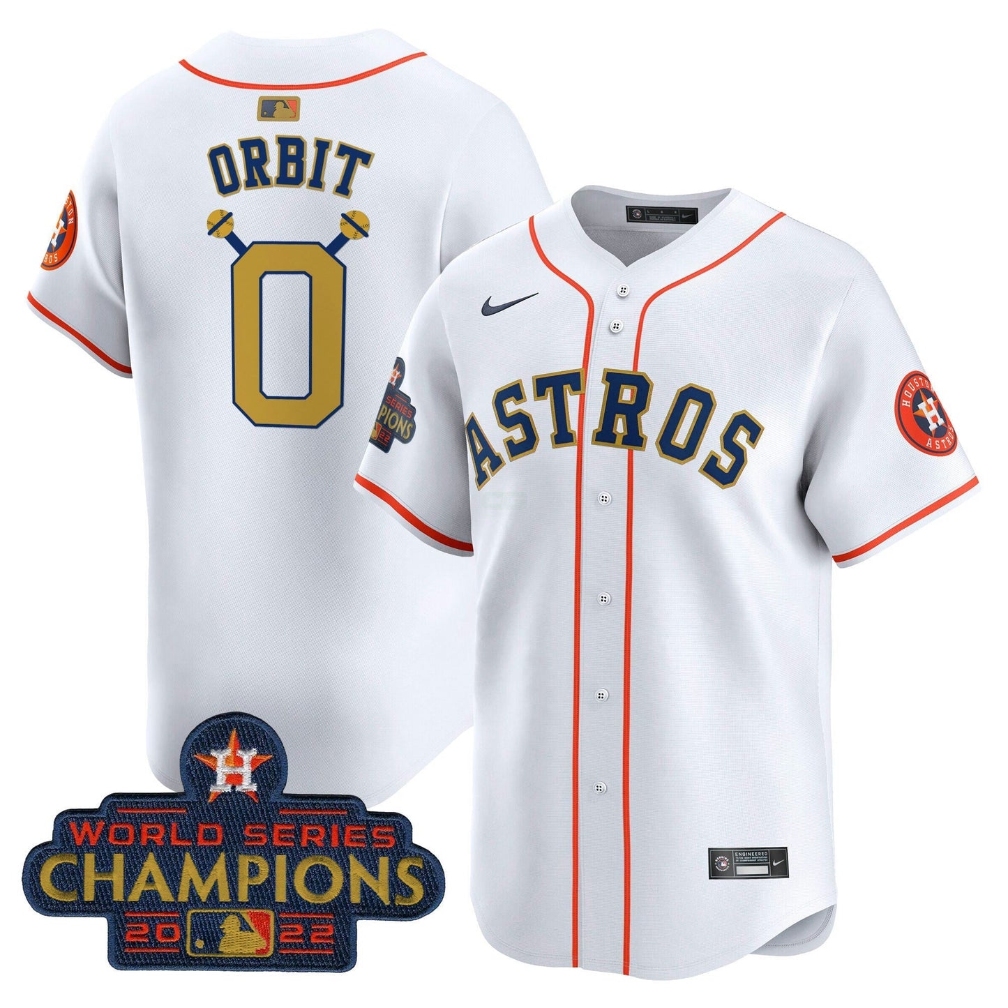 Camisa MLB Houston 2022 World Series Champions Vapor Premier Limited Jersey