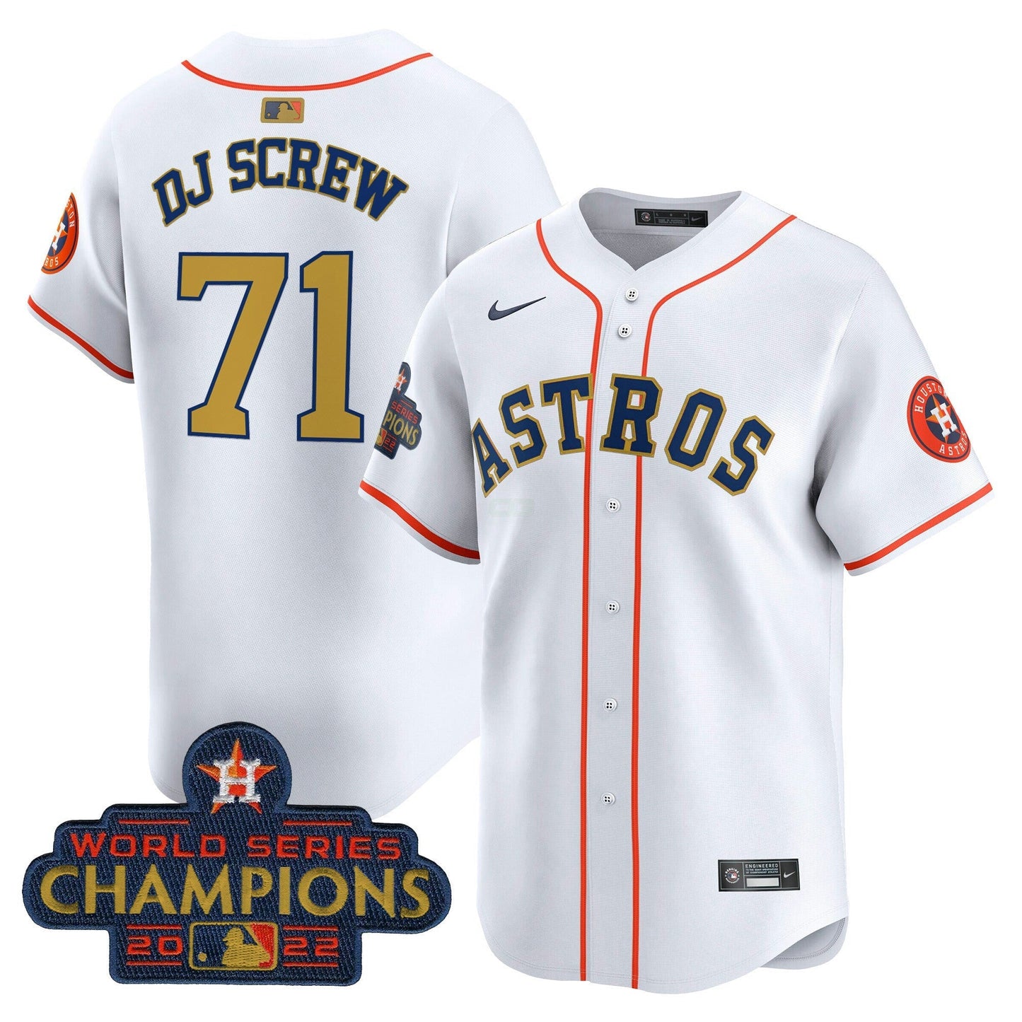 Camisa MLB Houston 2022 World Series Champions Vapor Premier Limited Jersey