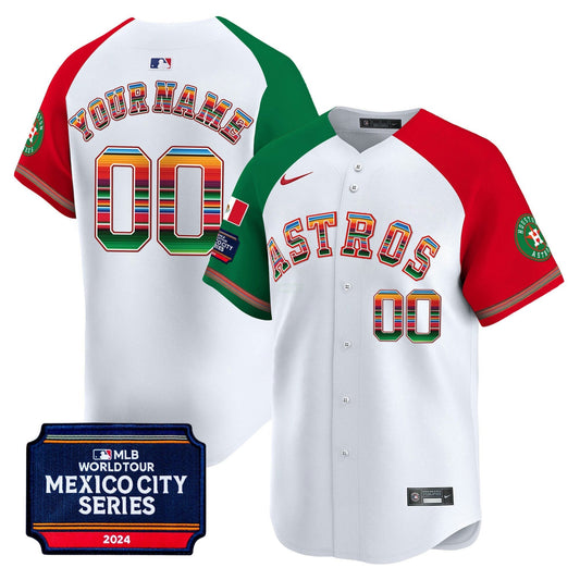 Camisa MLB Houston 2024 Mexico City Series Patch Vapor Premier Limited Jersey