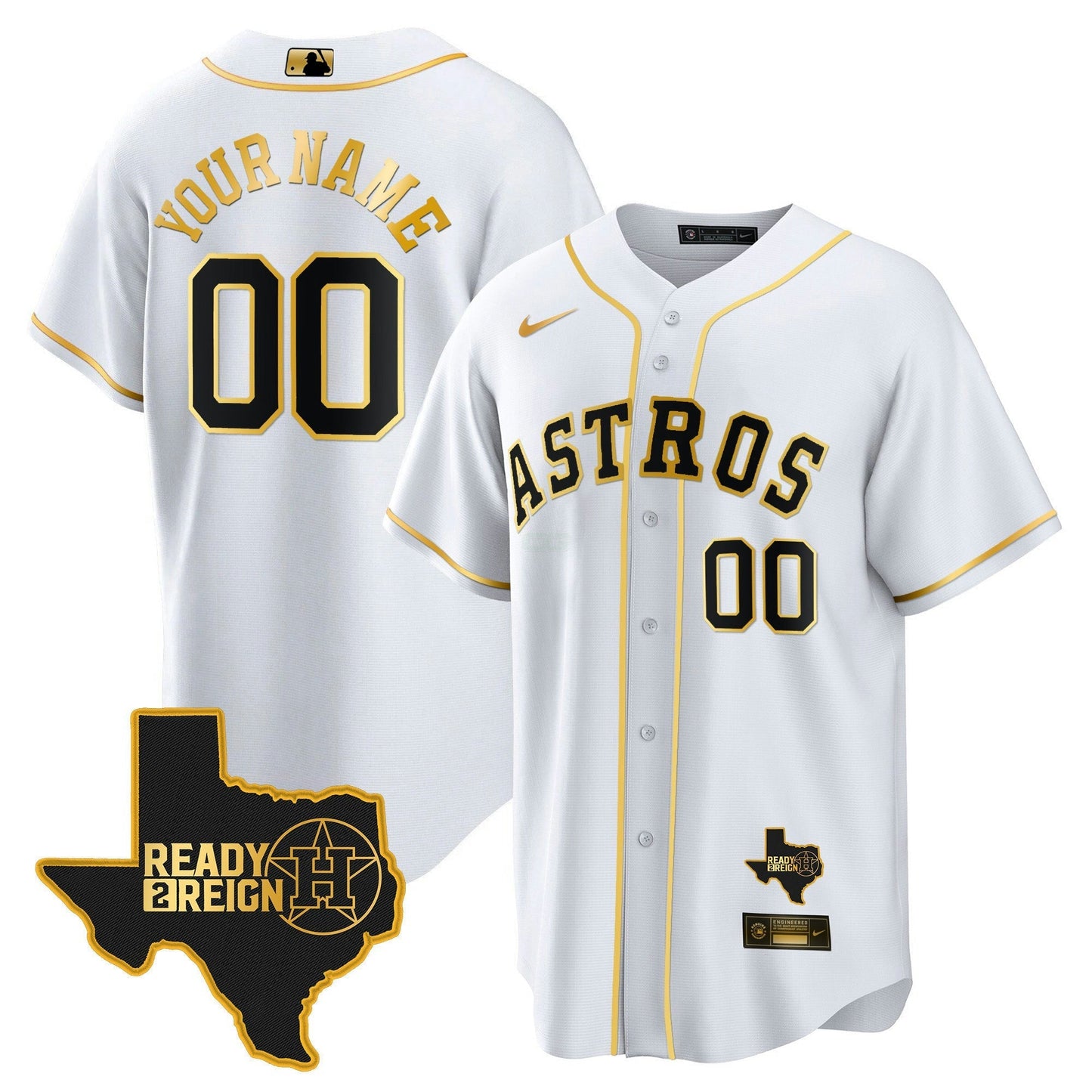 Camisa MLB Houston 2024 Ready 2 Reign Cool Base Jersey