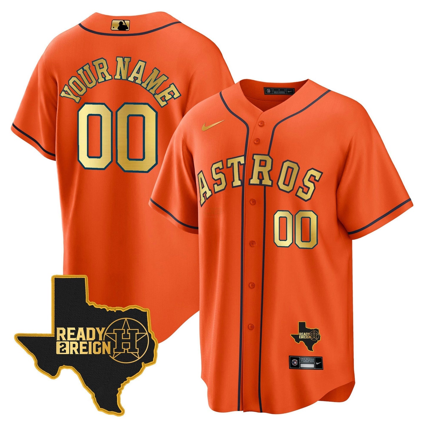 Camisa MLB Houston 2024 Ready 2 Reign Cool Base Jersey