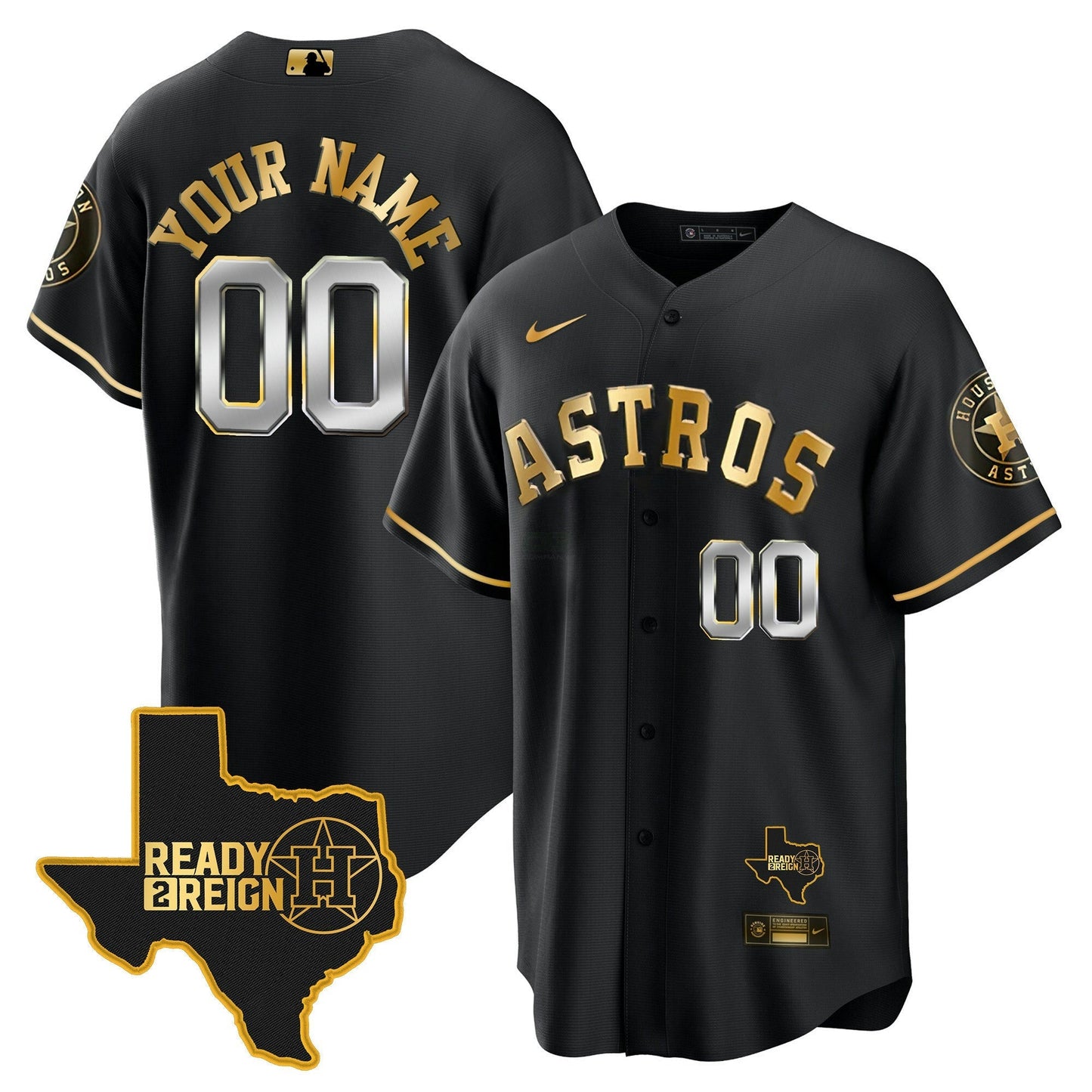 Camisa MLB Houston 2024 Ready 2 Reign Cool Base Jersey