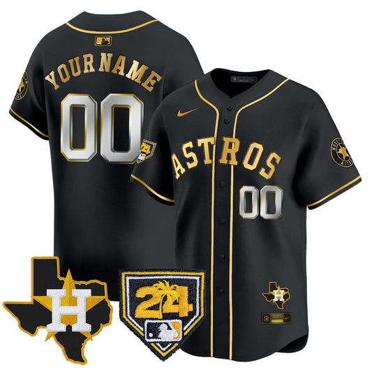 Camisa MLB Houston 2024 Spring Training & Texas Patch Vapor Premier Limited Jersey