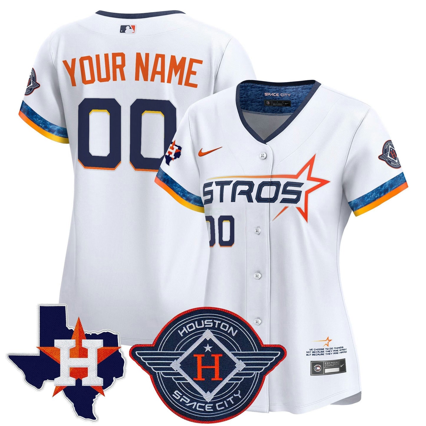 Camisa MLB Houston 2025 City Connect Texas Patch Vapor Premier Limited Jersey