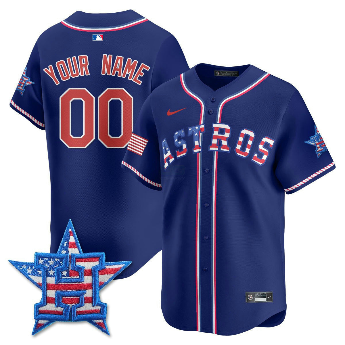 Camisa MLB Houston 2025 Fourth of July Vapor Premier Limited Jersey