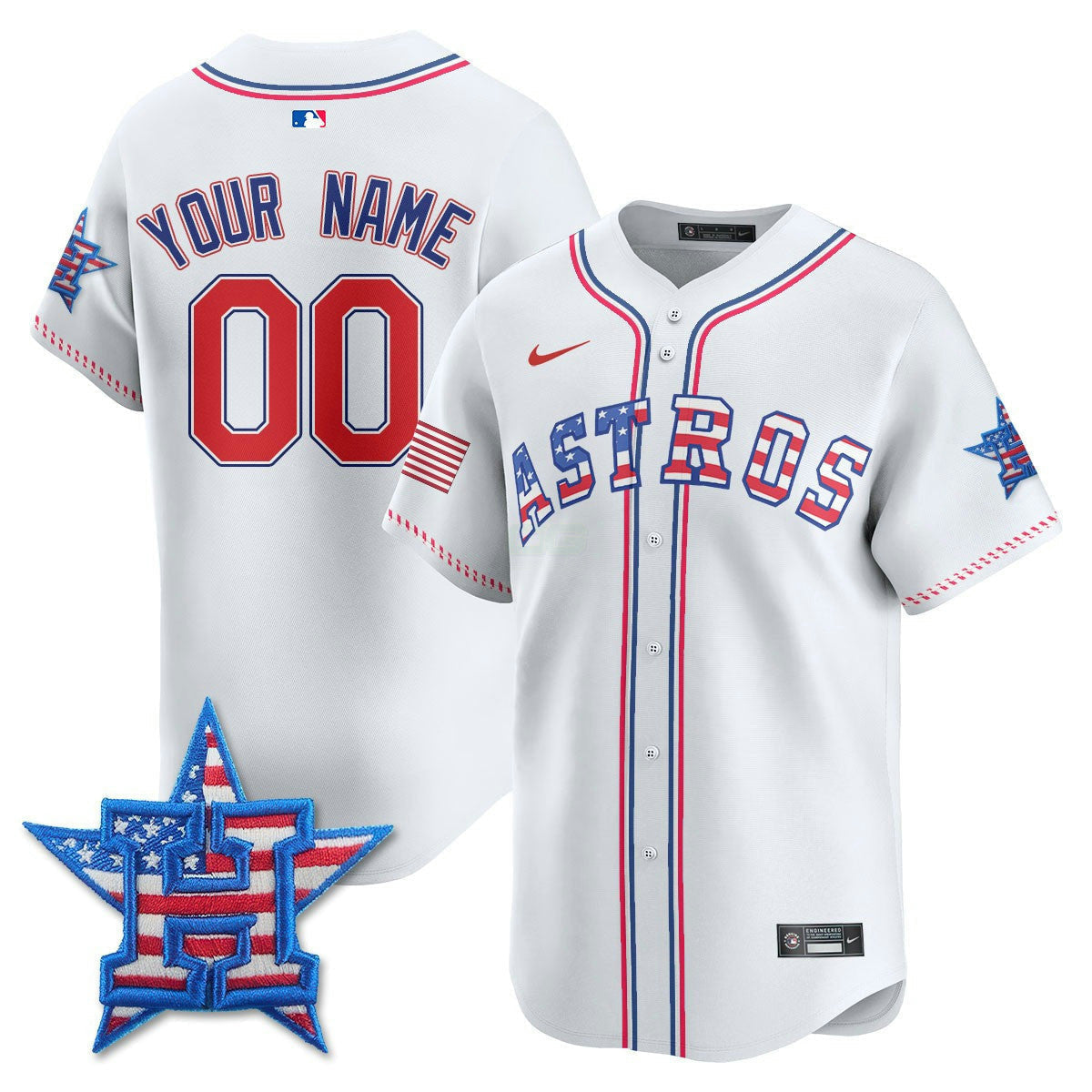 Camisa MLB Houston 2025 Fourth of July Vapor Premier Limited Jersey